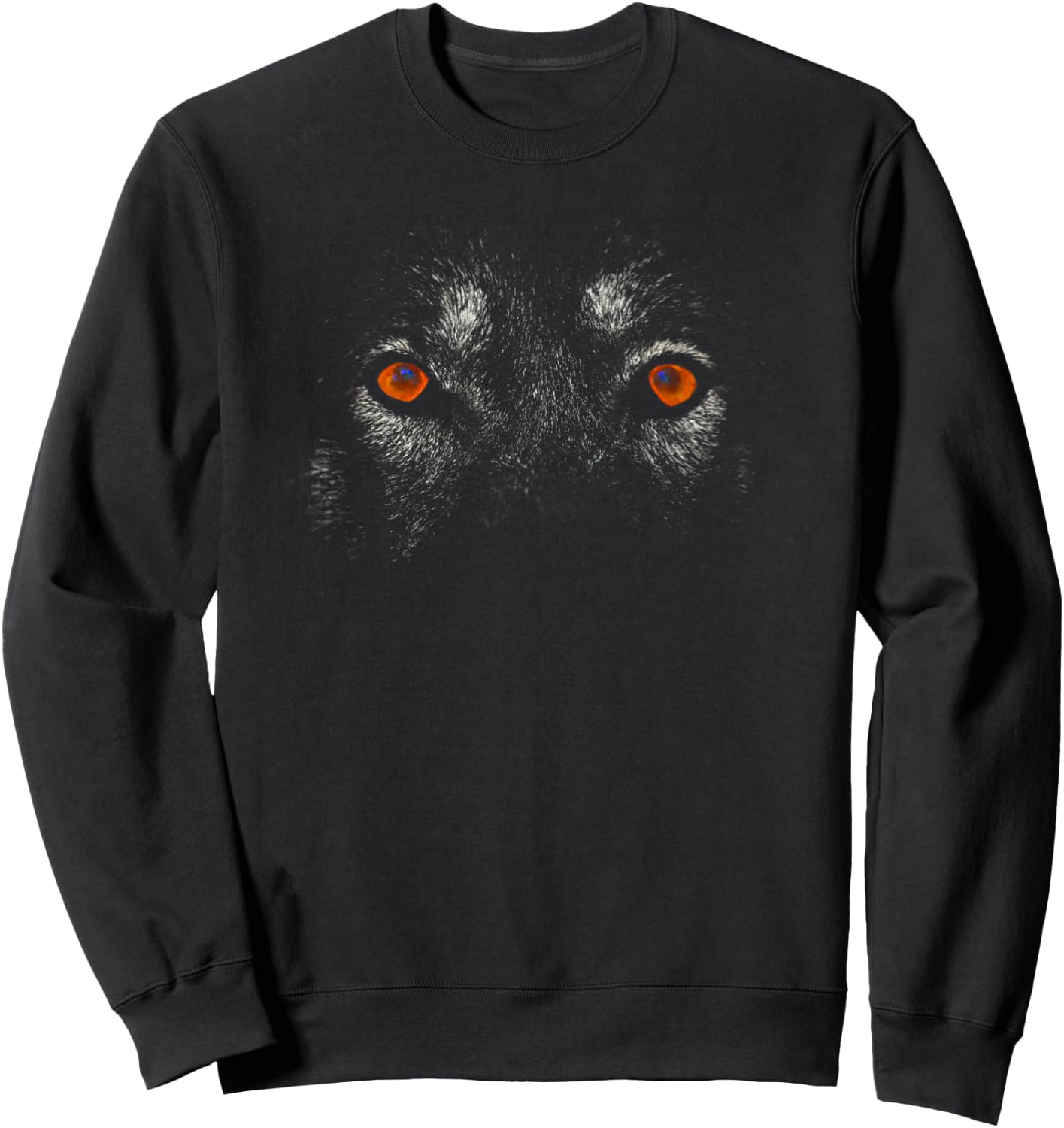Eyes Of The Wolf | Gifts for Wolf lovers Sweatshirt - Sweatshirt | Black