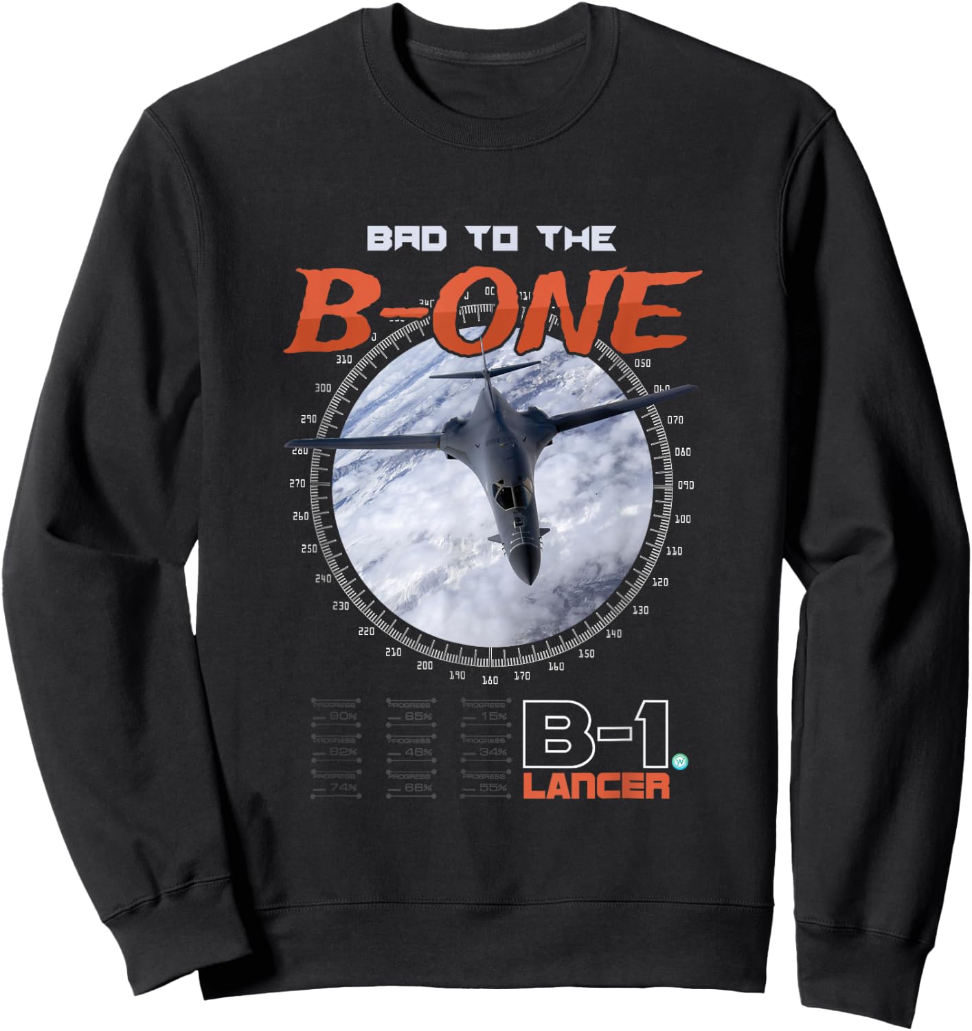 B-1 Lancer Air Force Bomber T shirt Gift Sweatshirt - Sweatshirt | Black