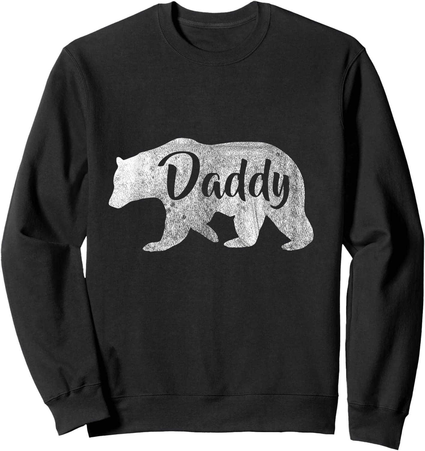 Men's Daddy Bear Awesome Camping Sweatshirt - Sweatshirt | Black