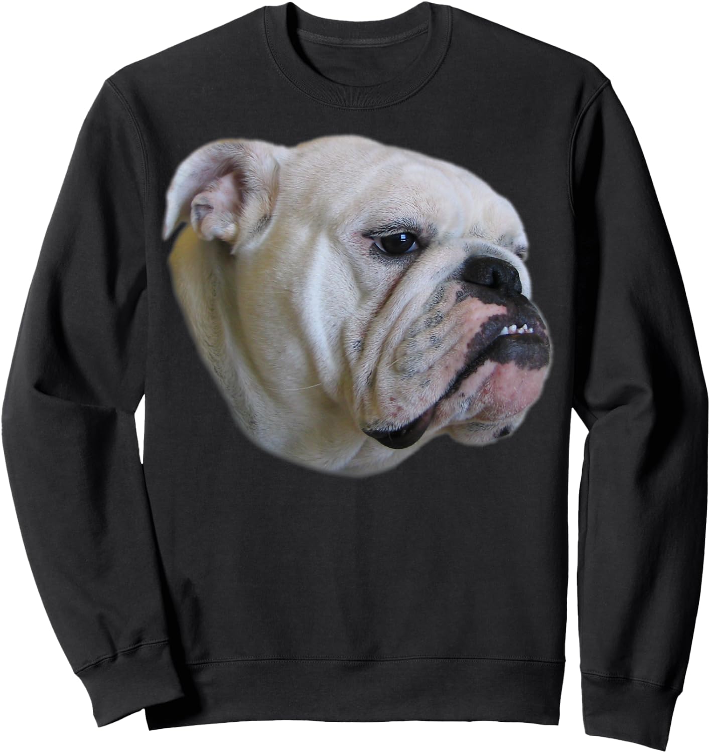 Bulldog Face Sweatshirt - Sweatshirt | Black