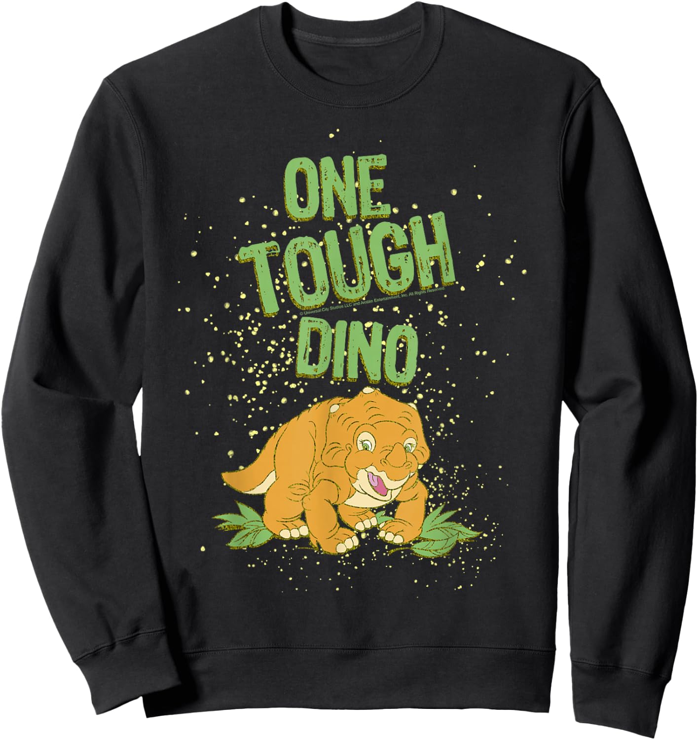Land Before Time Cera is One Tough Dino Sweatshirt - Sweatshirt | Black