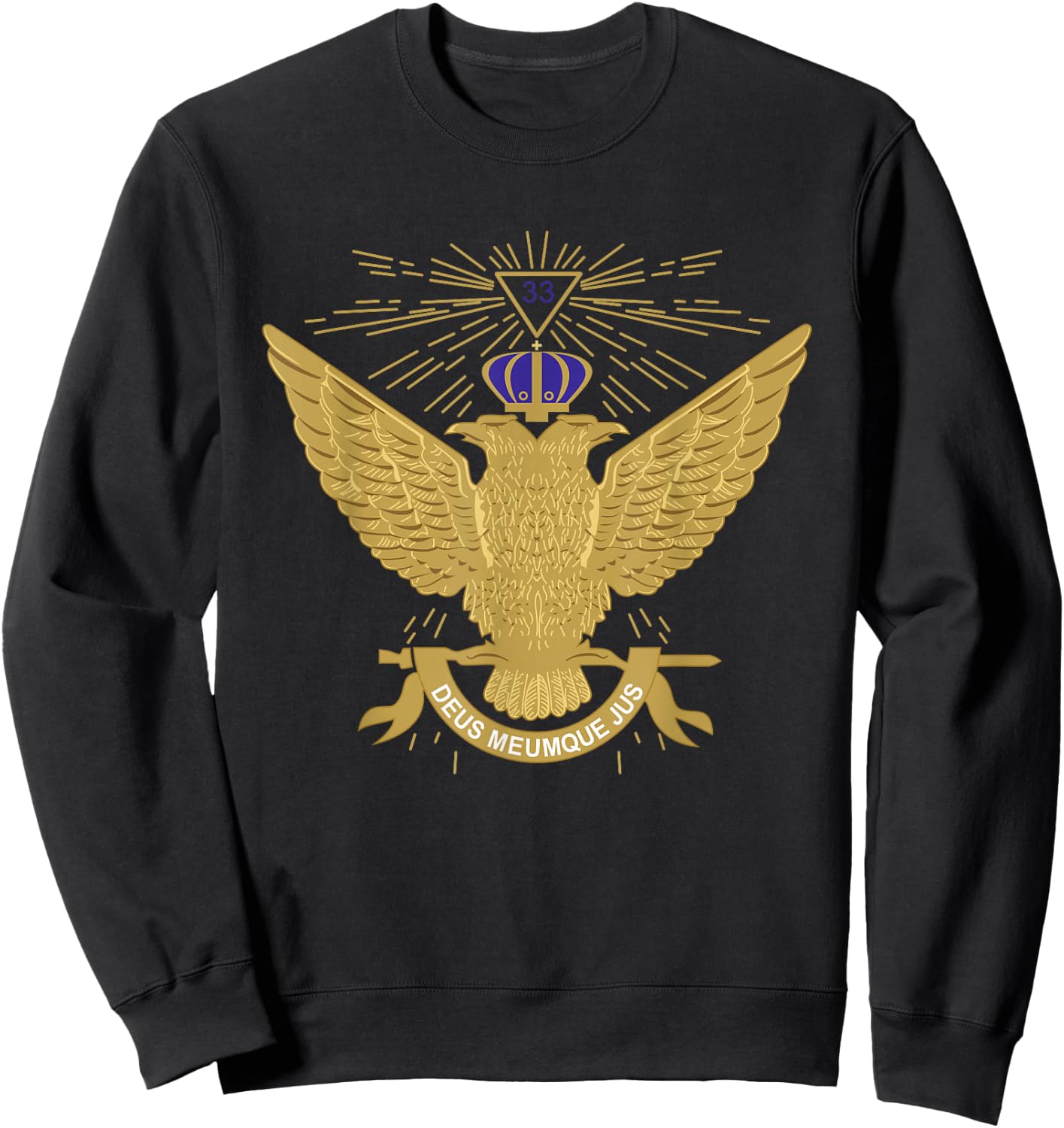 33rd Degree Mason T Shirt Masonic Scottish Rite Up Sweatshirt - Sweatshirt | Black