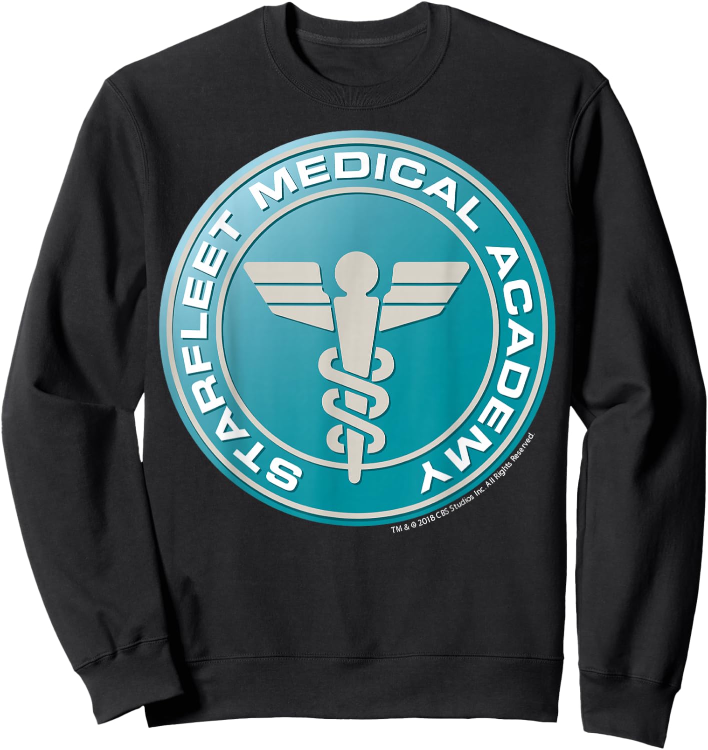 Star Trek Starfleet Medical Academy Crest Sweatshirt - Sweatshirt | Black