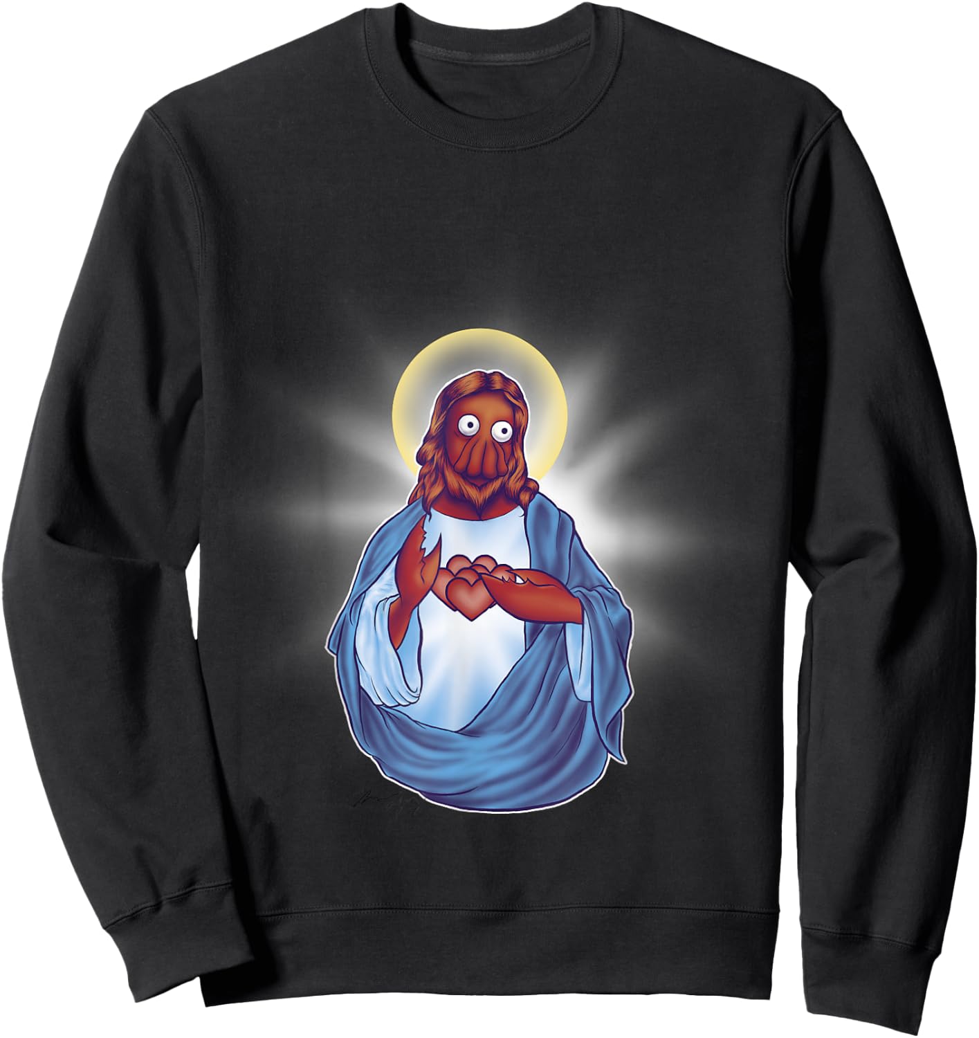 Zoidberg Jesus Sweatshirt - Sweatshirt | Black