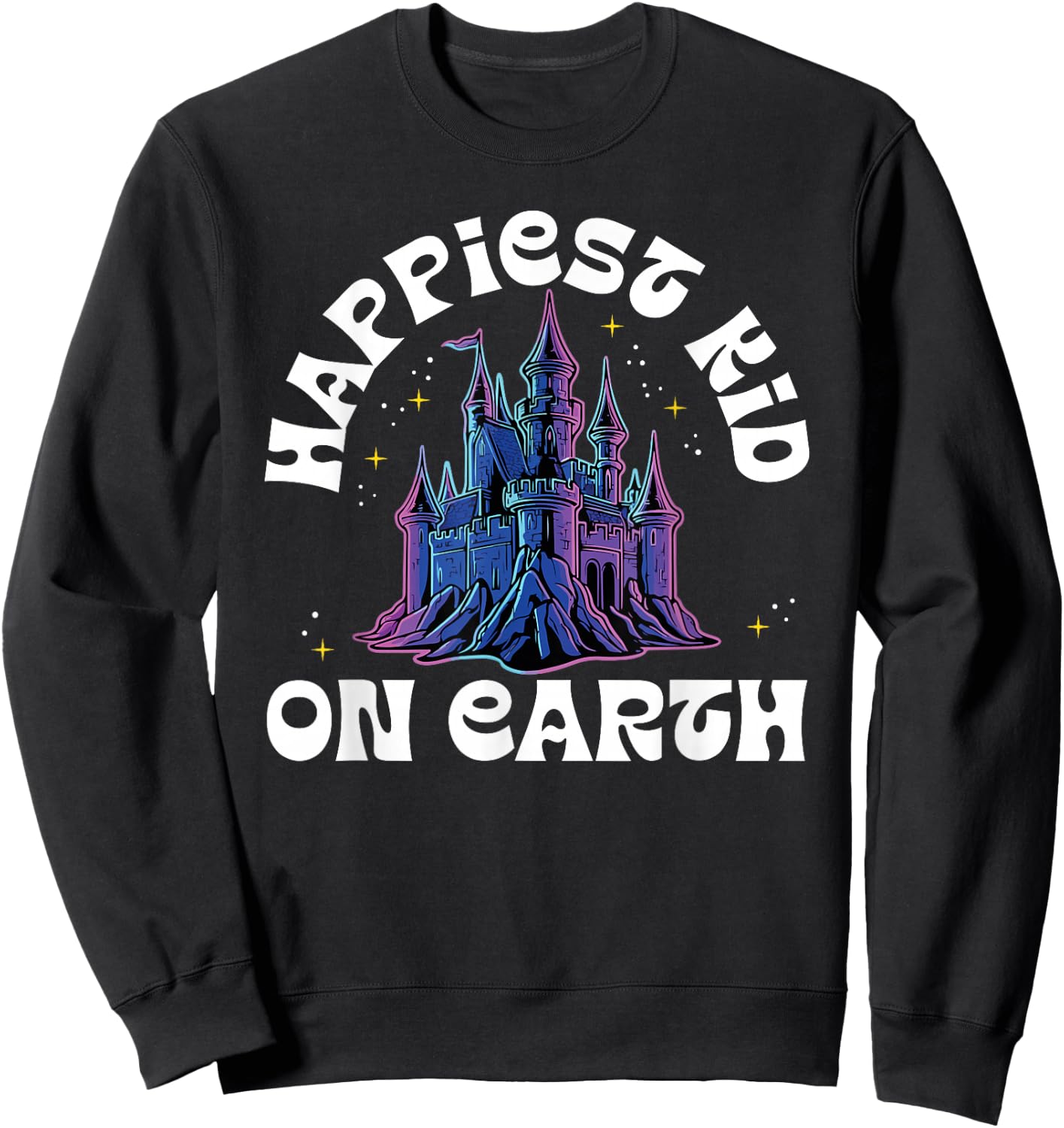Happiest Kid On Earth Magical Castle Sweatshirt - Sweatshirt | Black