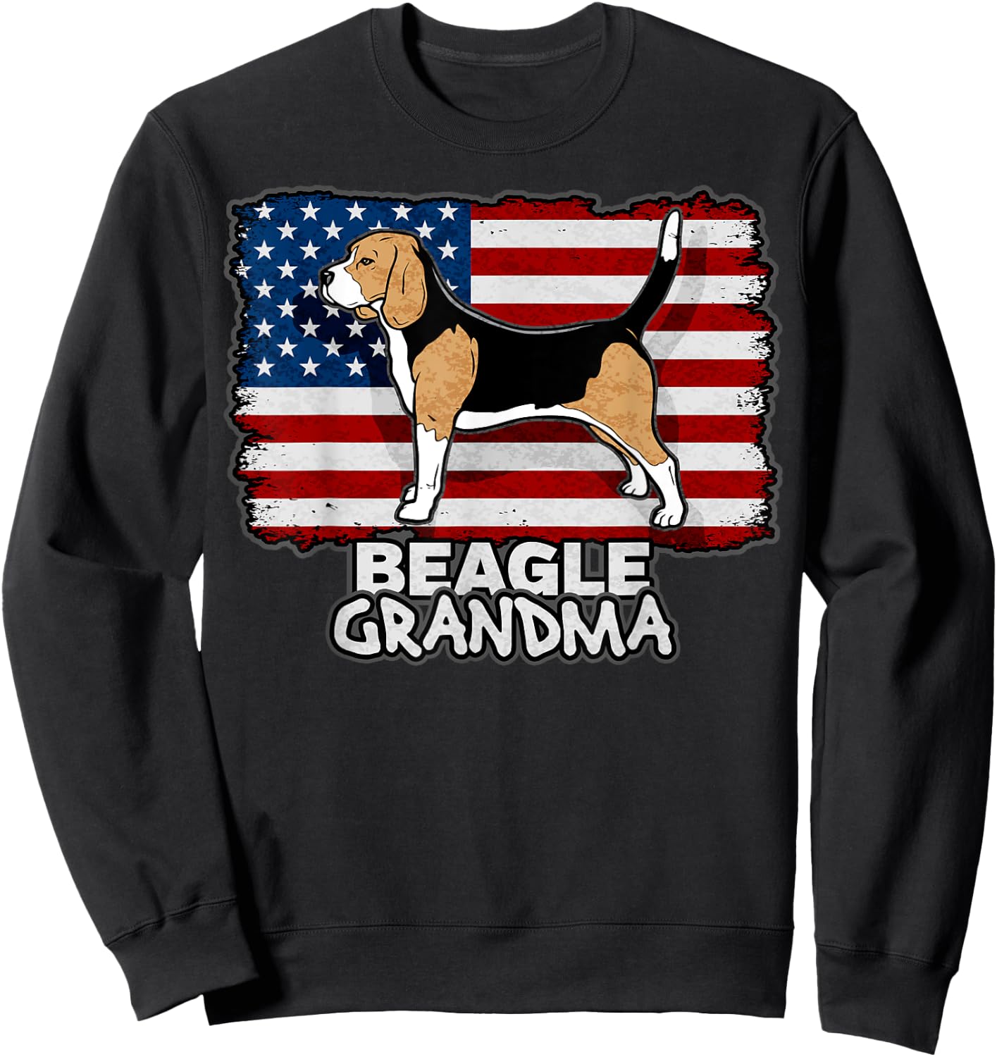 Beagle Grandma Sweatshirt - Sweatshirt | Black