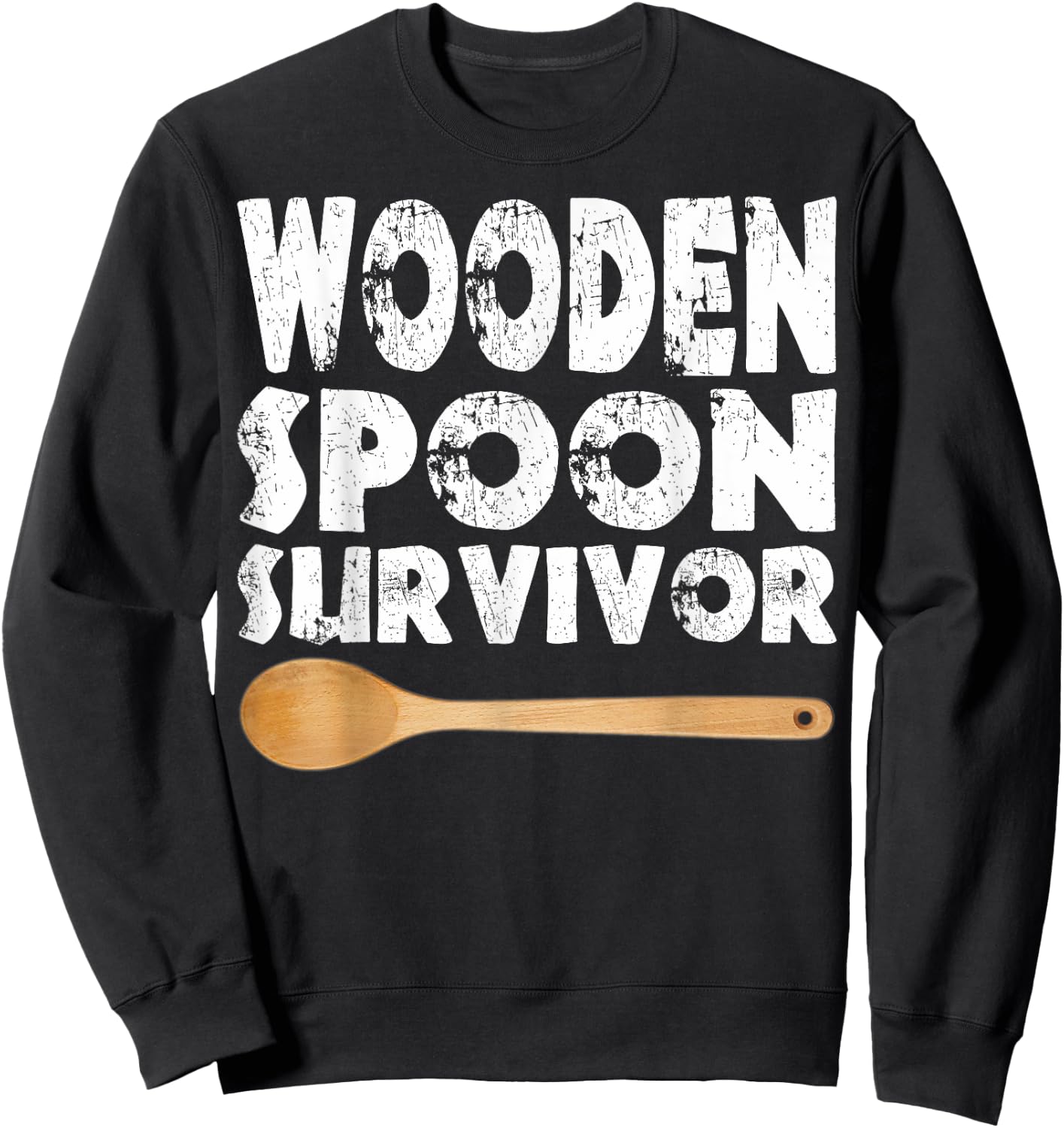 Wooden Spoon Survivor Sweatshirt - Sweatshirt | Black