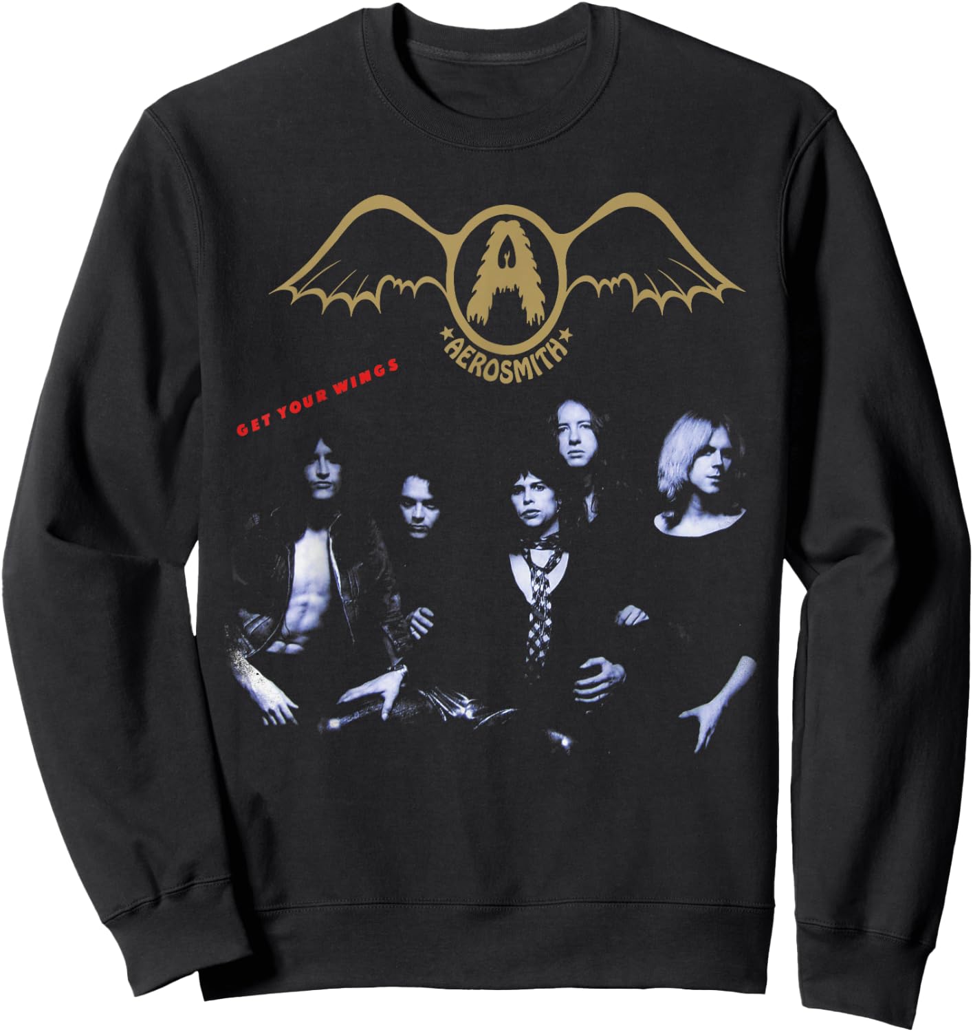 Aerosmith - Get Your Wings Sweatshirt - Sweatshirt | Black