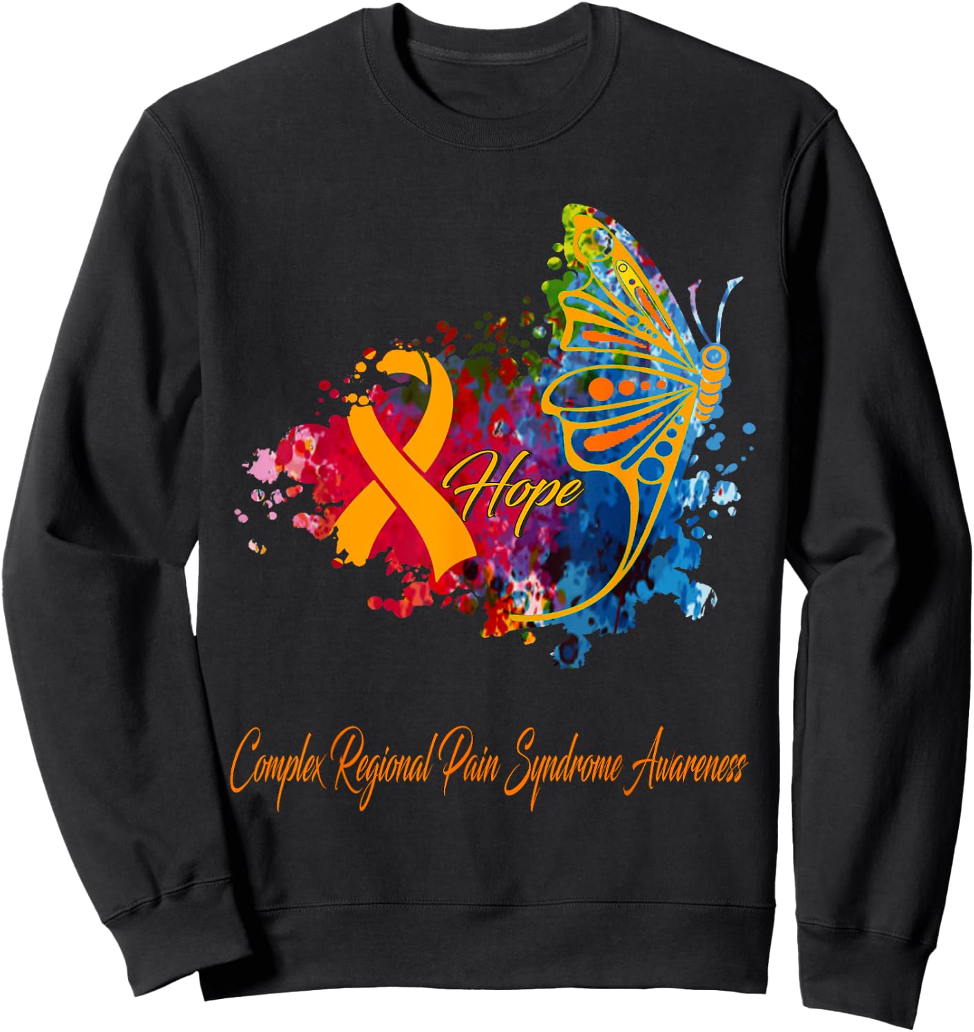 Complex Regional Pain Syndrome Awareness Sweatshirt - Sweatshirt | Black