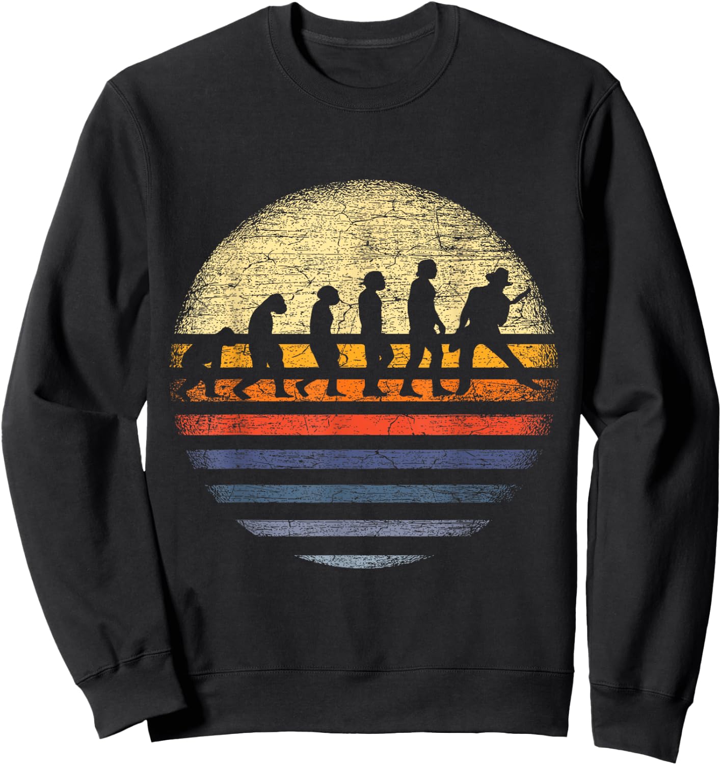 Bass-Guitarists Gifts Evolution Bass Guitar Sweatshirt - Sweatshirt | Black