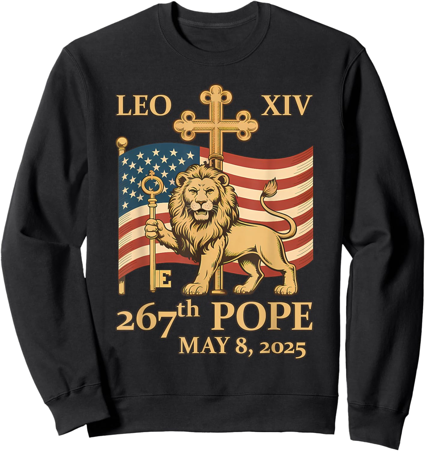 The 267th pope Sweatshirt - Sweatshirt | Black