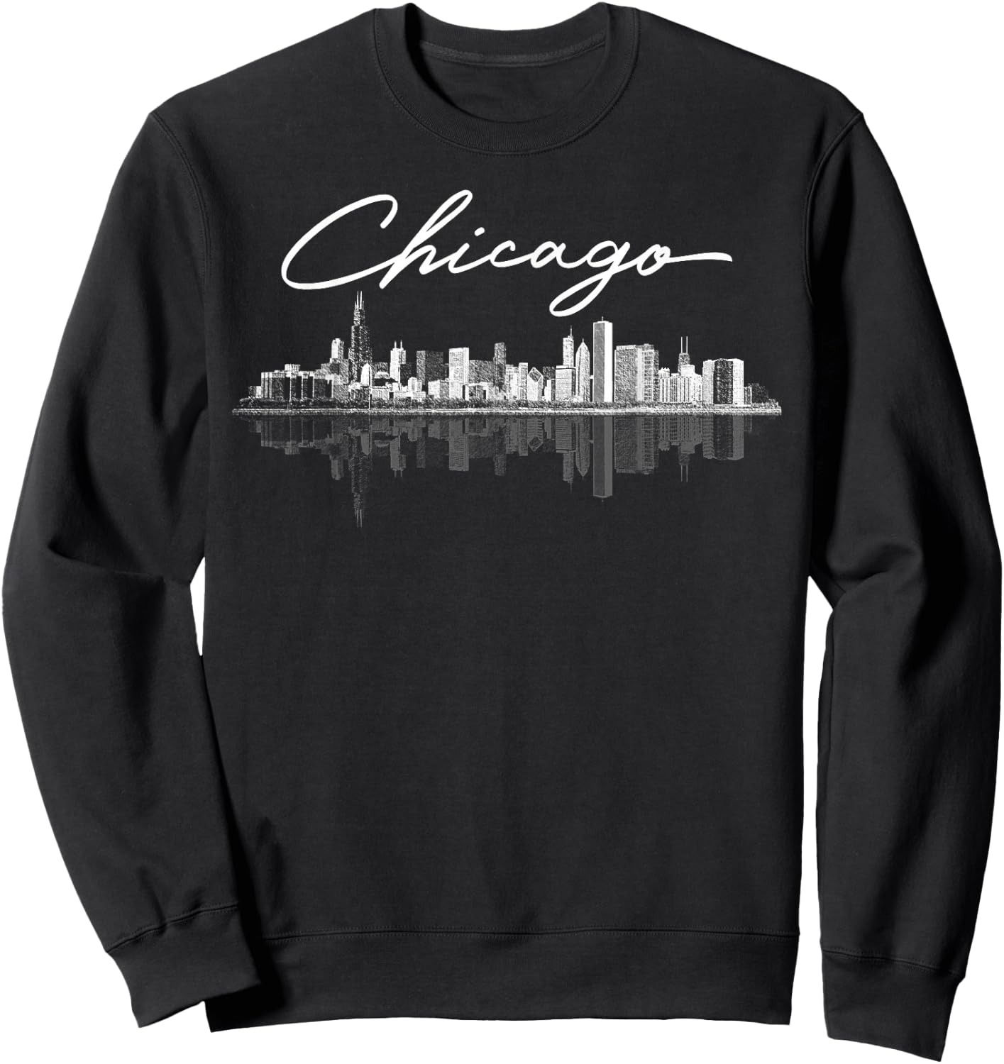Chicago Skyline Souvenirs Men Girls & Boys Sweatshirt - Sweatshirt | Black
