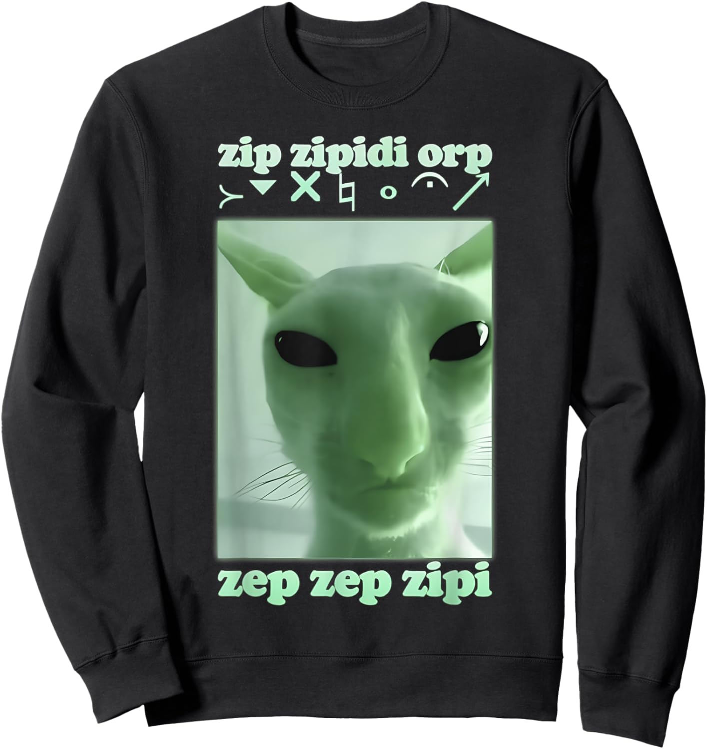 & Funny Meme Sweatshirt - Sweatshirt | Black