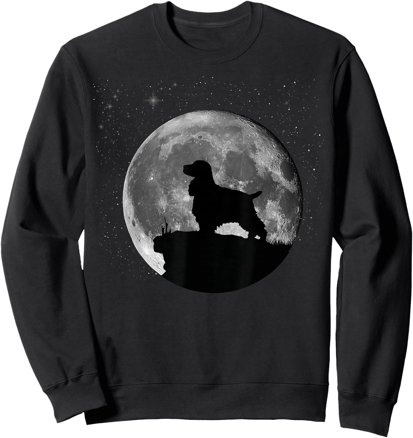 English Cocker Spaniel Dog Sweatshirt - Sweatshirt | Black