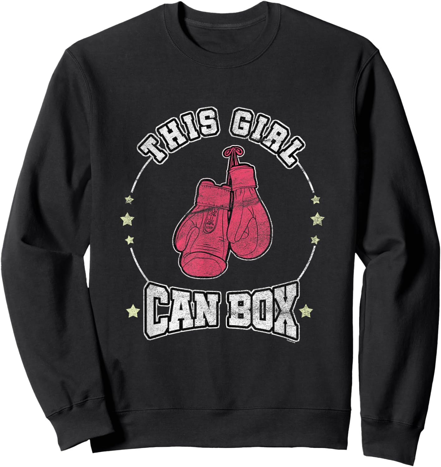 This Girl Can Box Cool Women Boxer Boxing Sweatshirt - Sweatshirt | Black