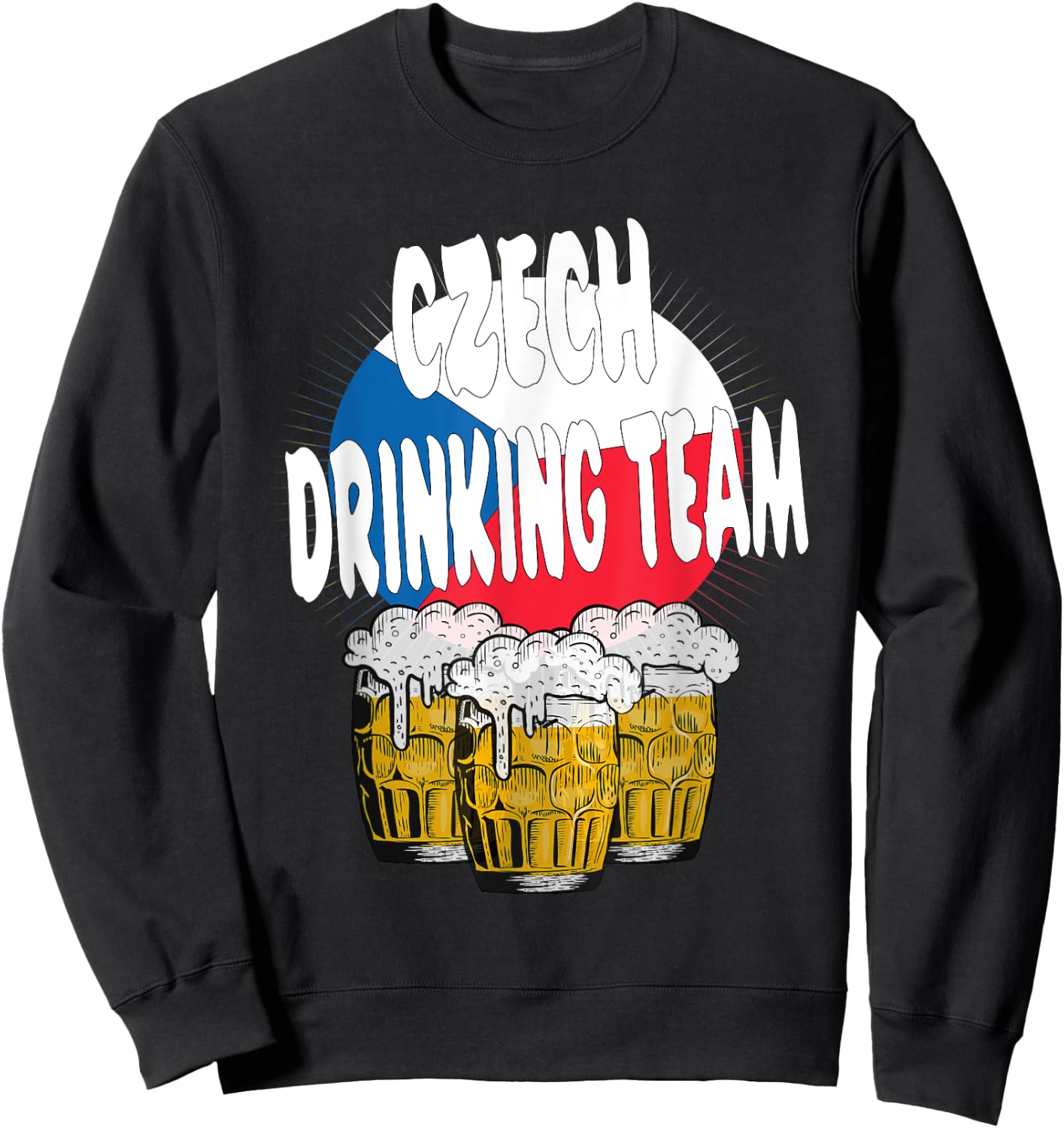 Czech drinking team Sweatshirt - Sweatshirt | Black