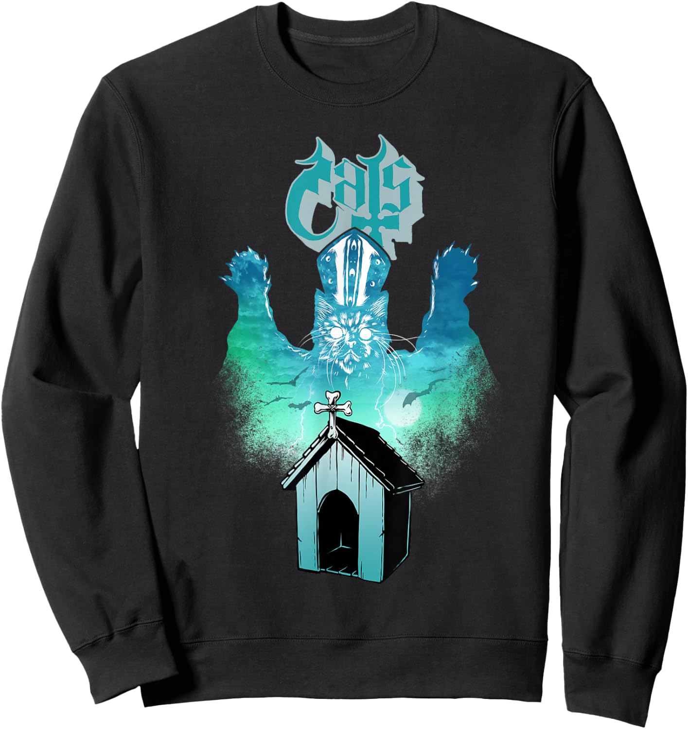Brutal Kittens: Ghost Cat shirt - funny shirt for Ghost fans Sweatshirt - Sweatshirt | Black