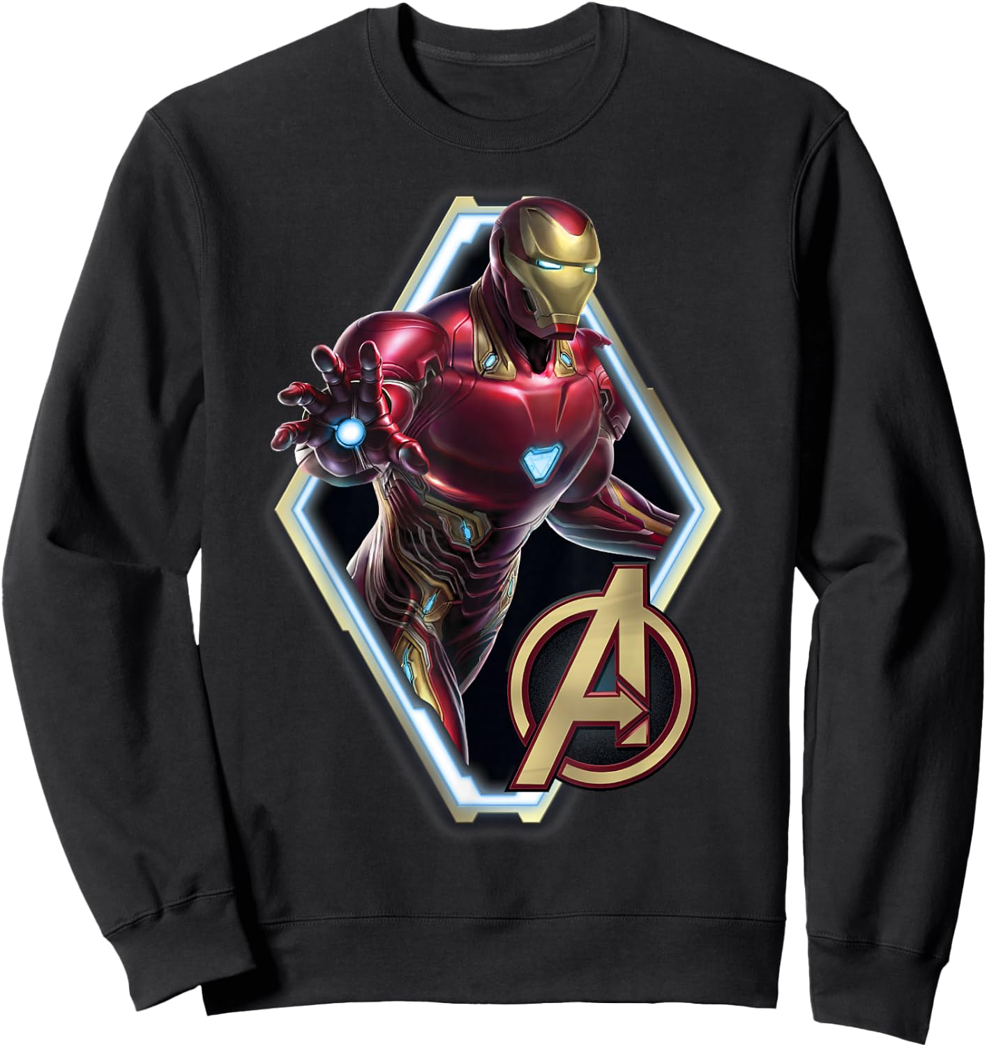 Marvel Avengers Endgame Iron Man Logo Graphic Sweatshirt - Sweatshirt | Black