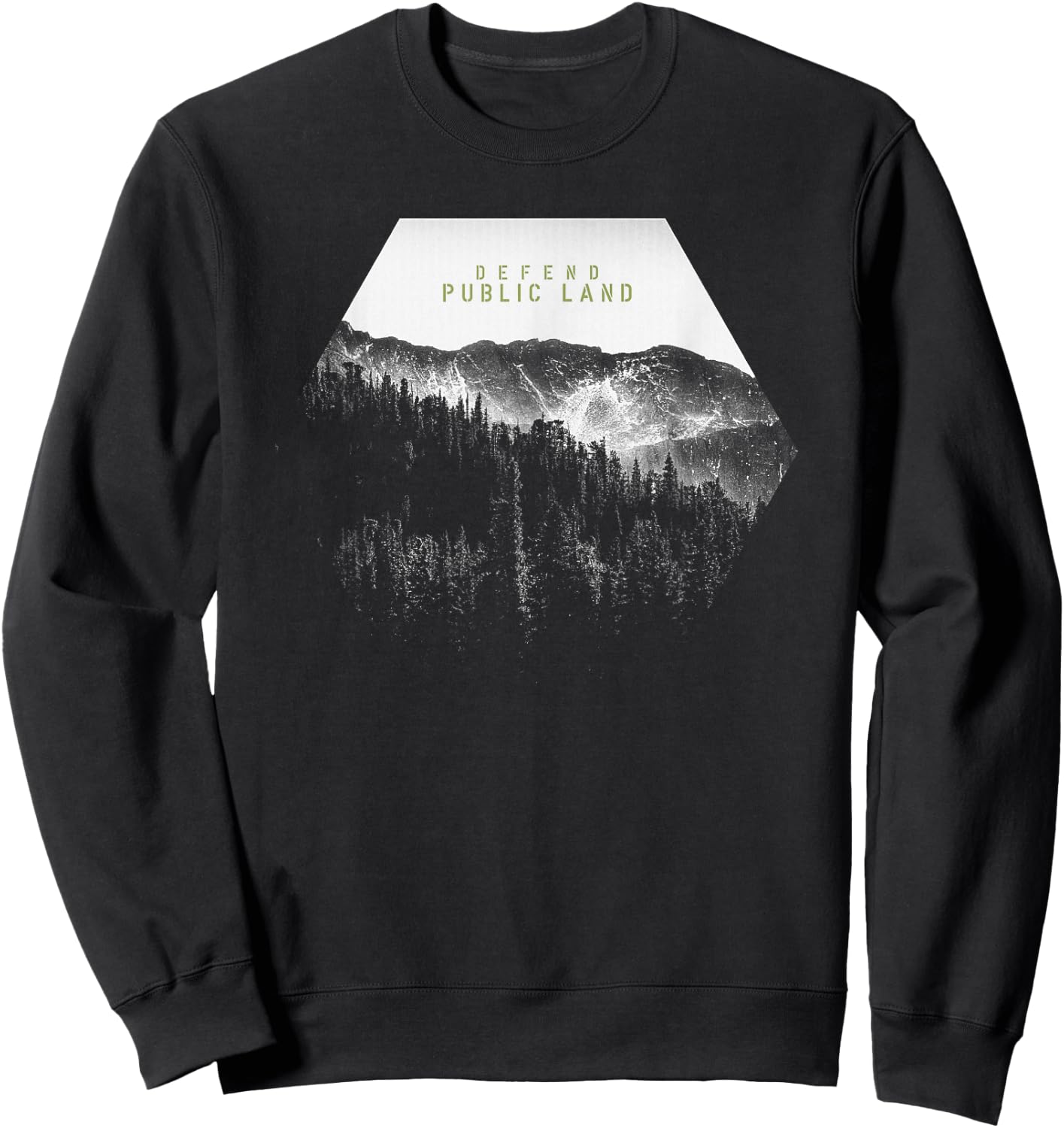 Defend Public Land Sweatshirt - Sweatshirt | Black