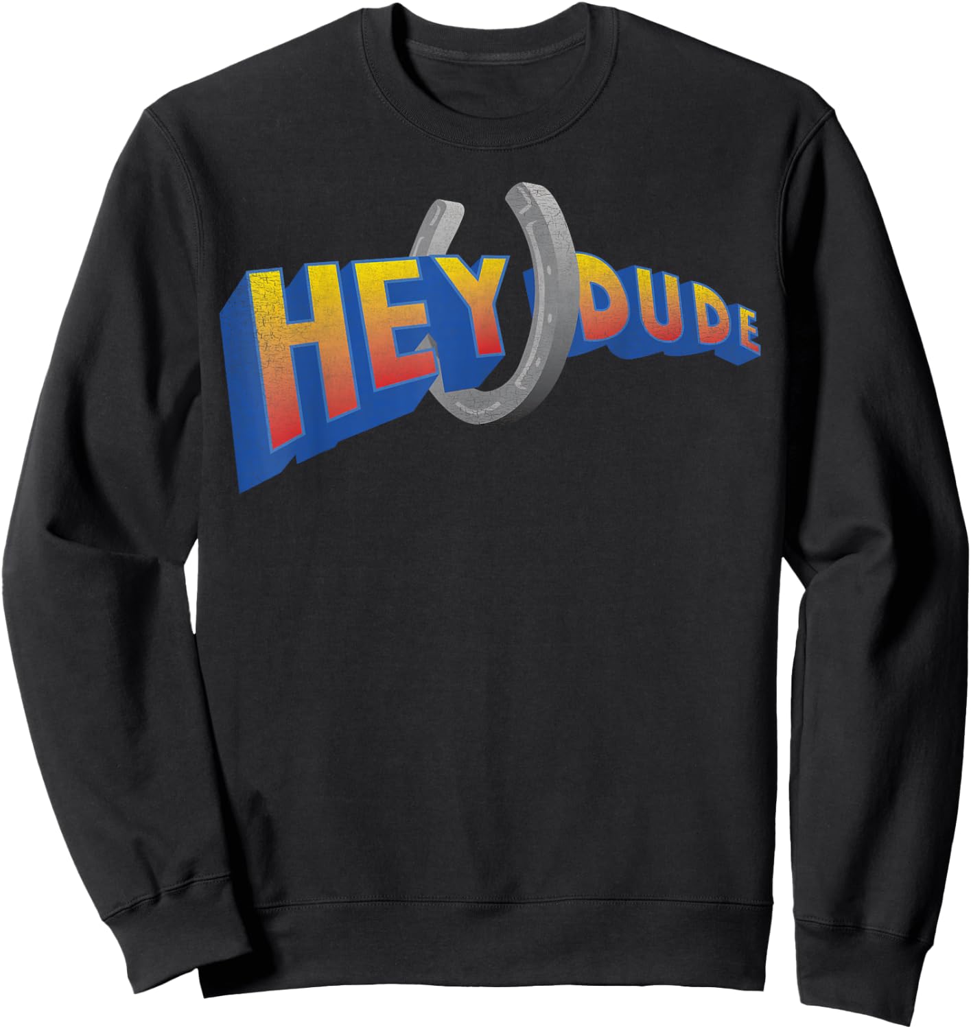 Nickelodeon Hey Dude TV Show Logo Sweatshirt - Sweatshirt | Black