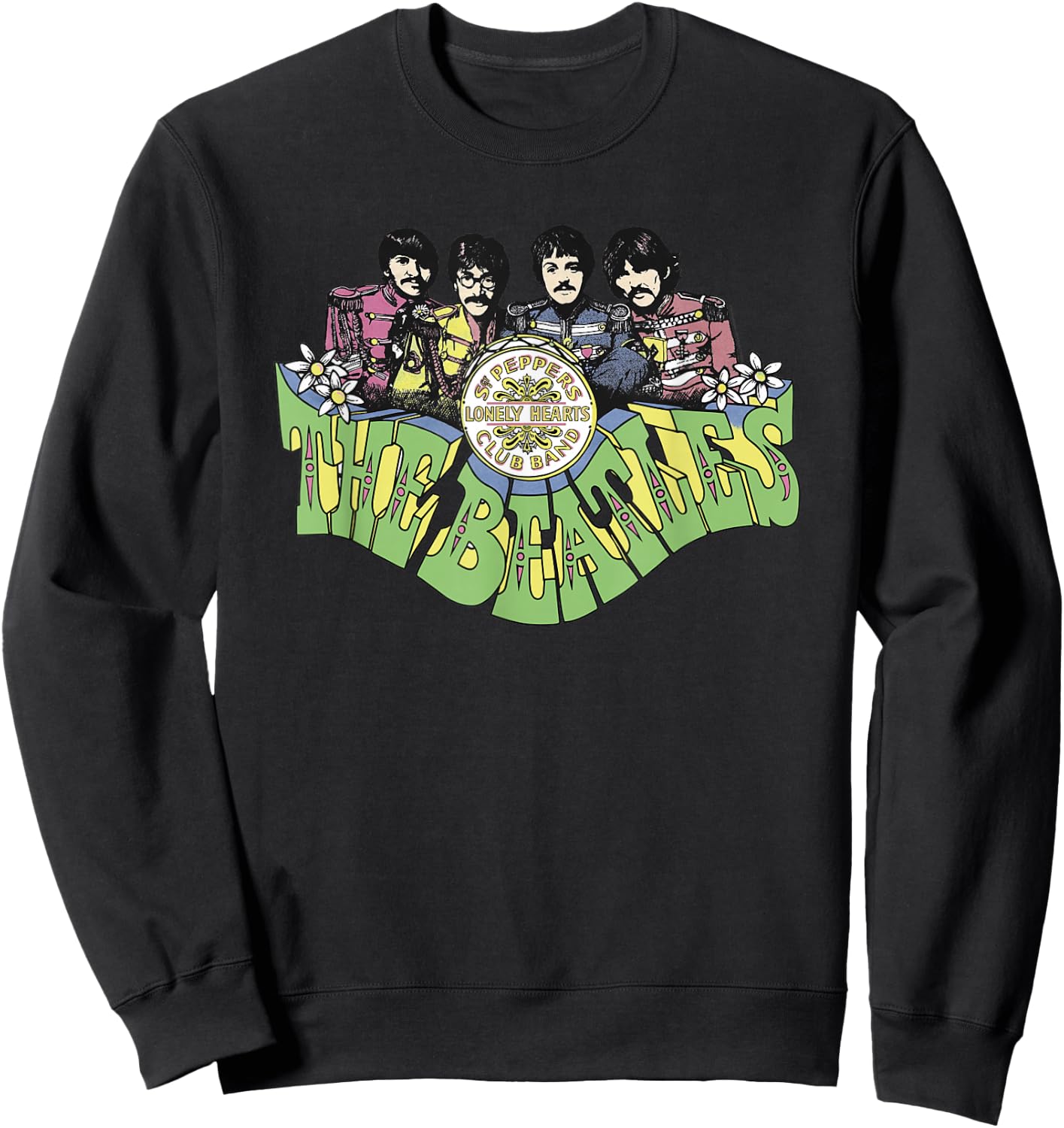 The Beatles - Lonely Hearts Club 2 Sweatshirt - Sweatshirt | Black
