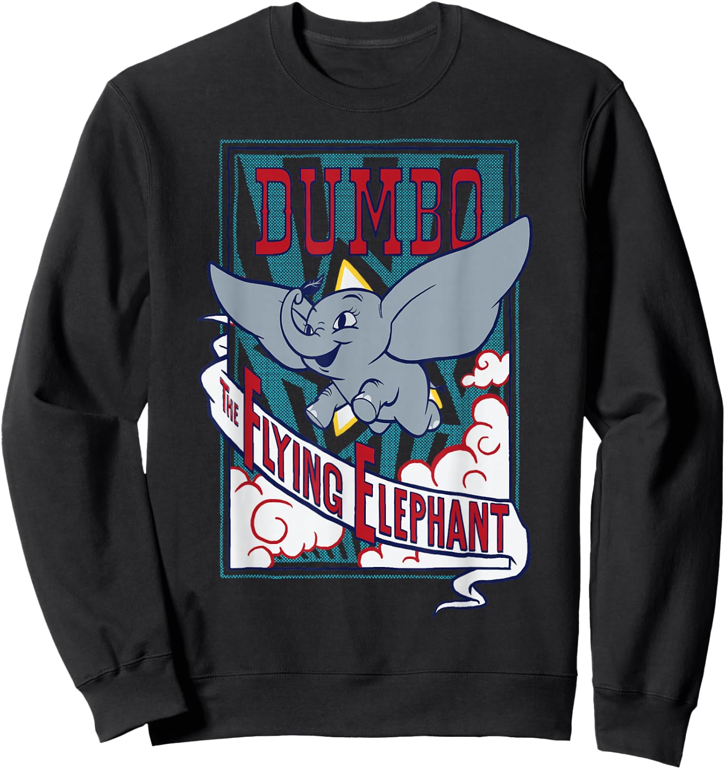 Dumbo - The Flying Elephant Sweatshirt - Sweatshirt | Black