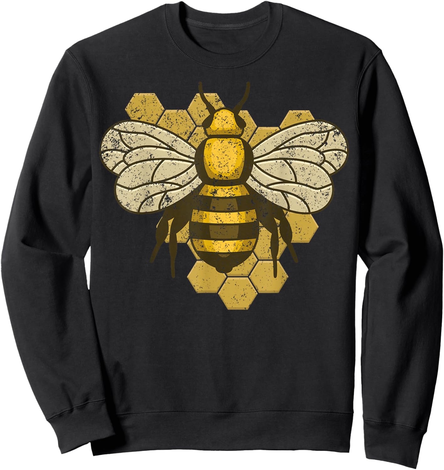 Retro Beekeeper Beekeeping Bumblebee Vintage Save The Bees Sweatshirt - Sweatshirt | Black
