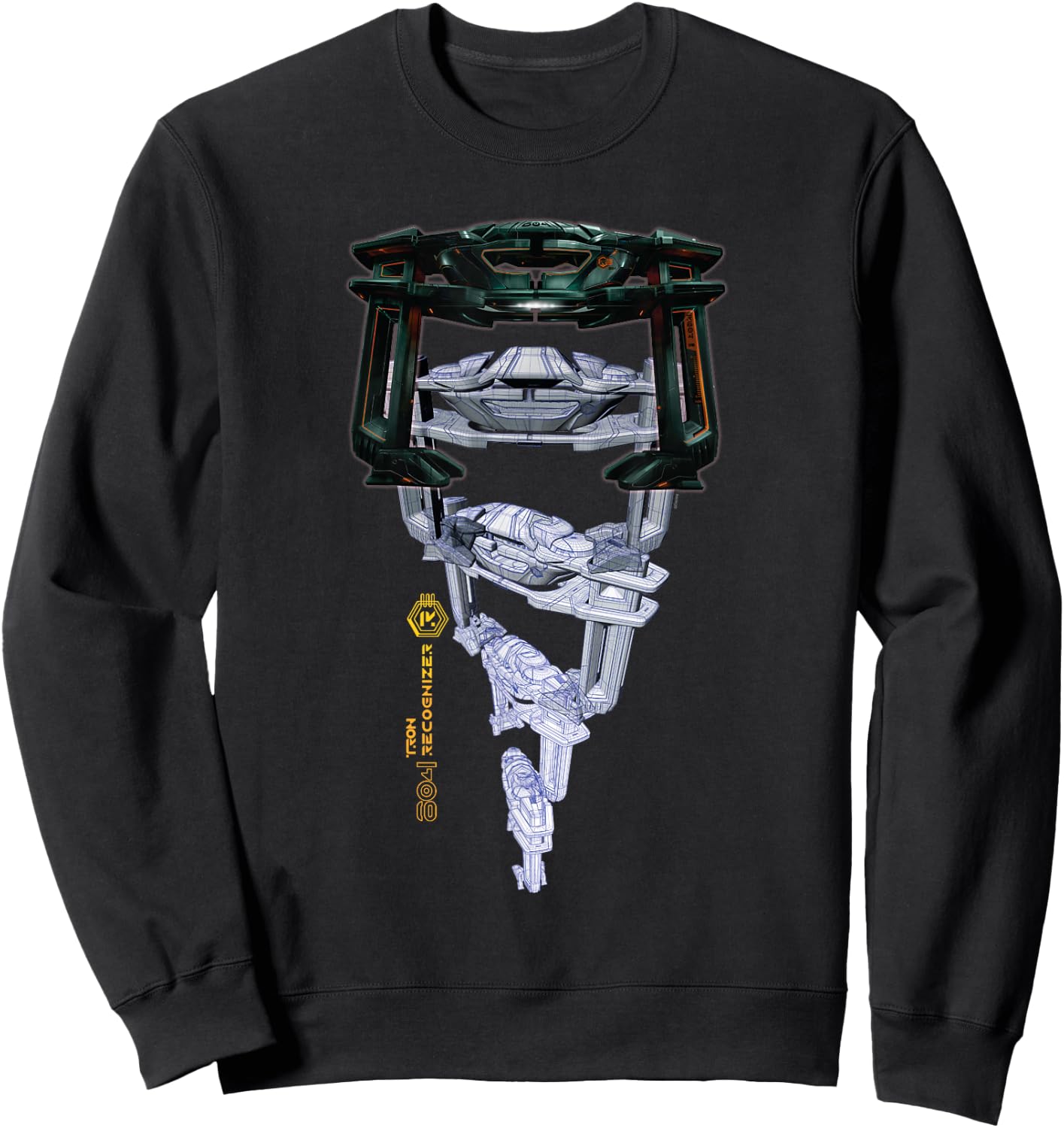 Disney TRON: Legacy Recognizer Wireframe Evolution Sweatshirt - Sweatshirt | Black