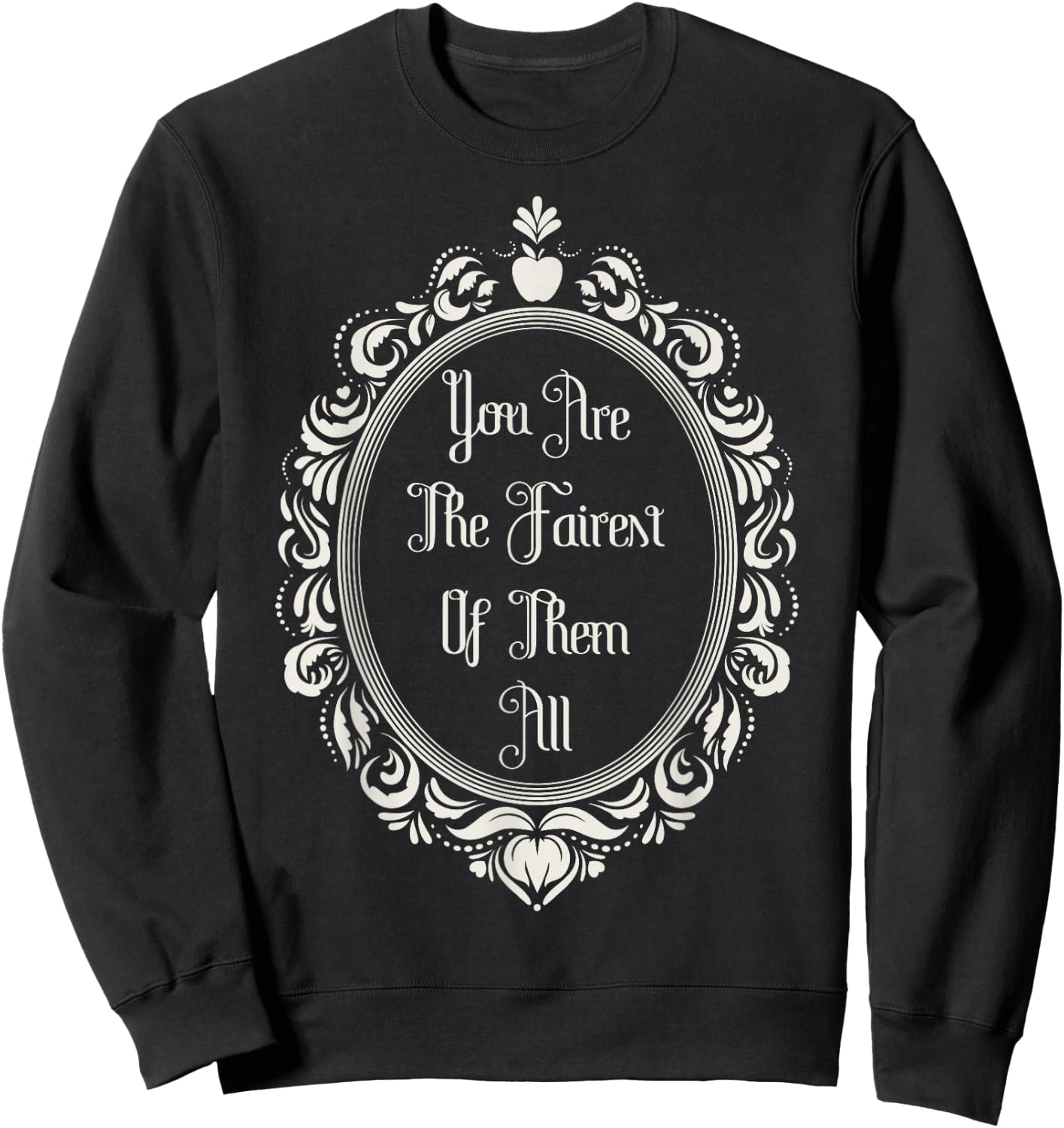 Disney Snow White You're The Fairest Mirror Graphic Sweatshirt - Sweatshirt | Black