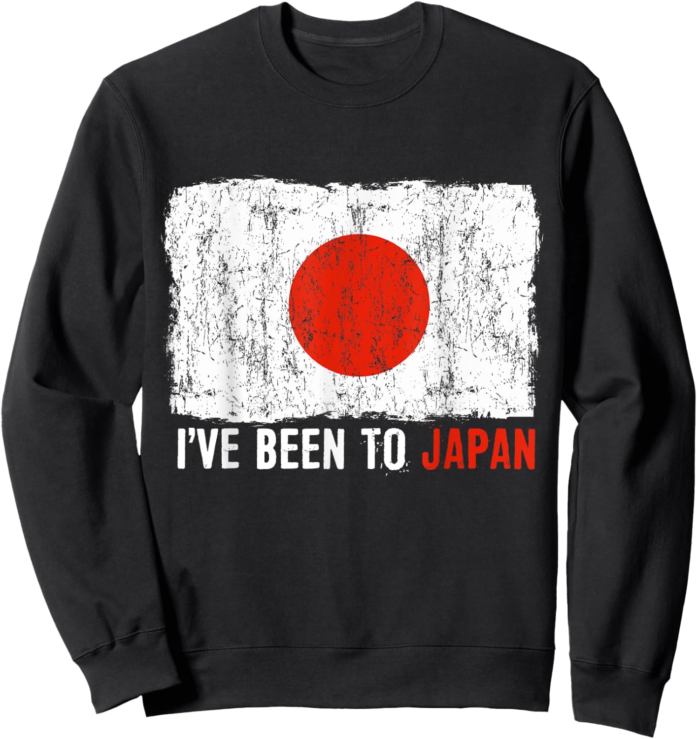 I've Been to Japan Travel Vacation Sweatshirt - Sweatshirt | Black