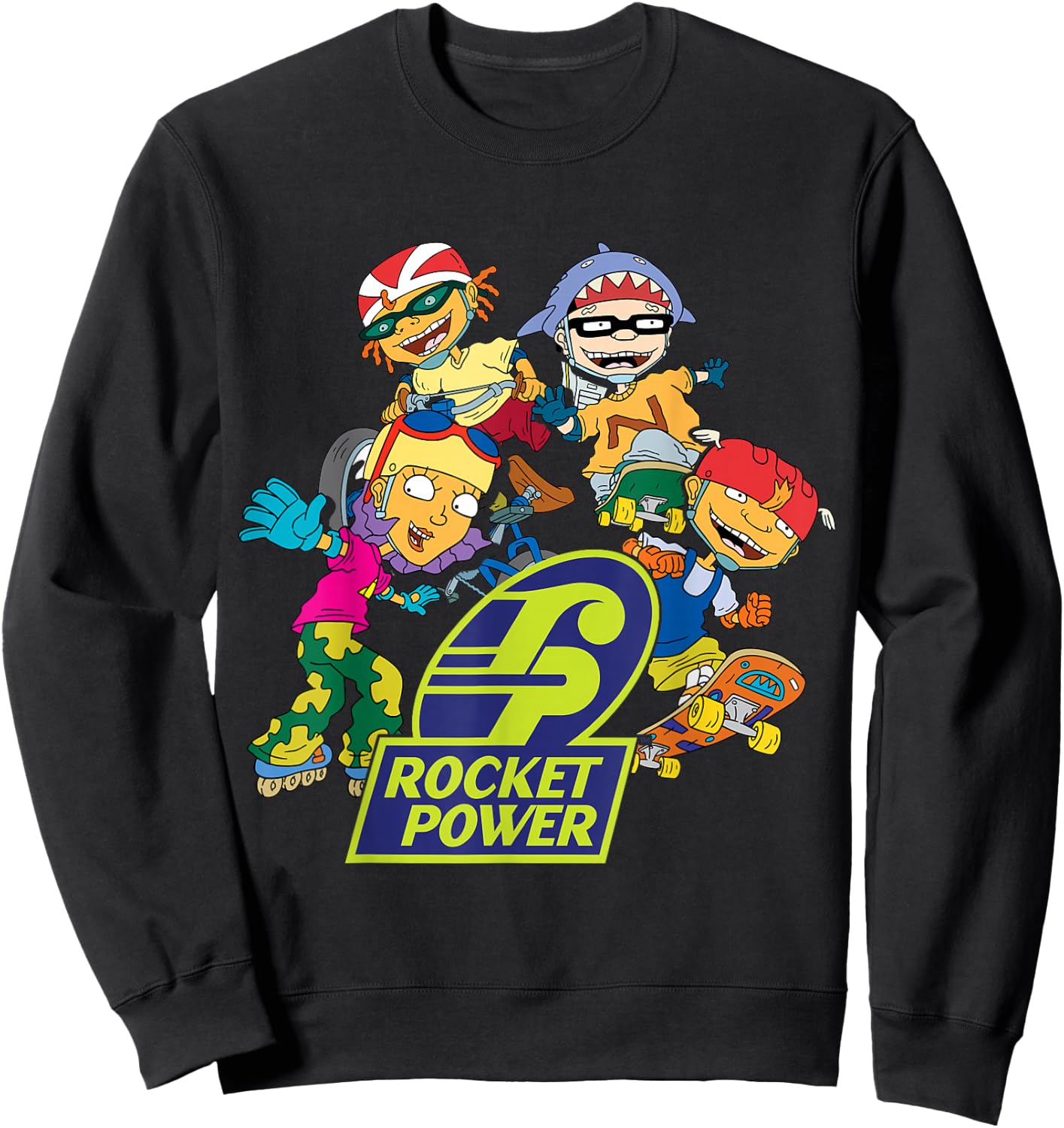 Rocket Power All Characters Sweatshirt - Sweatshirt | Black