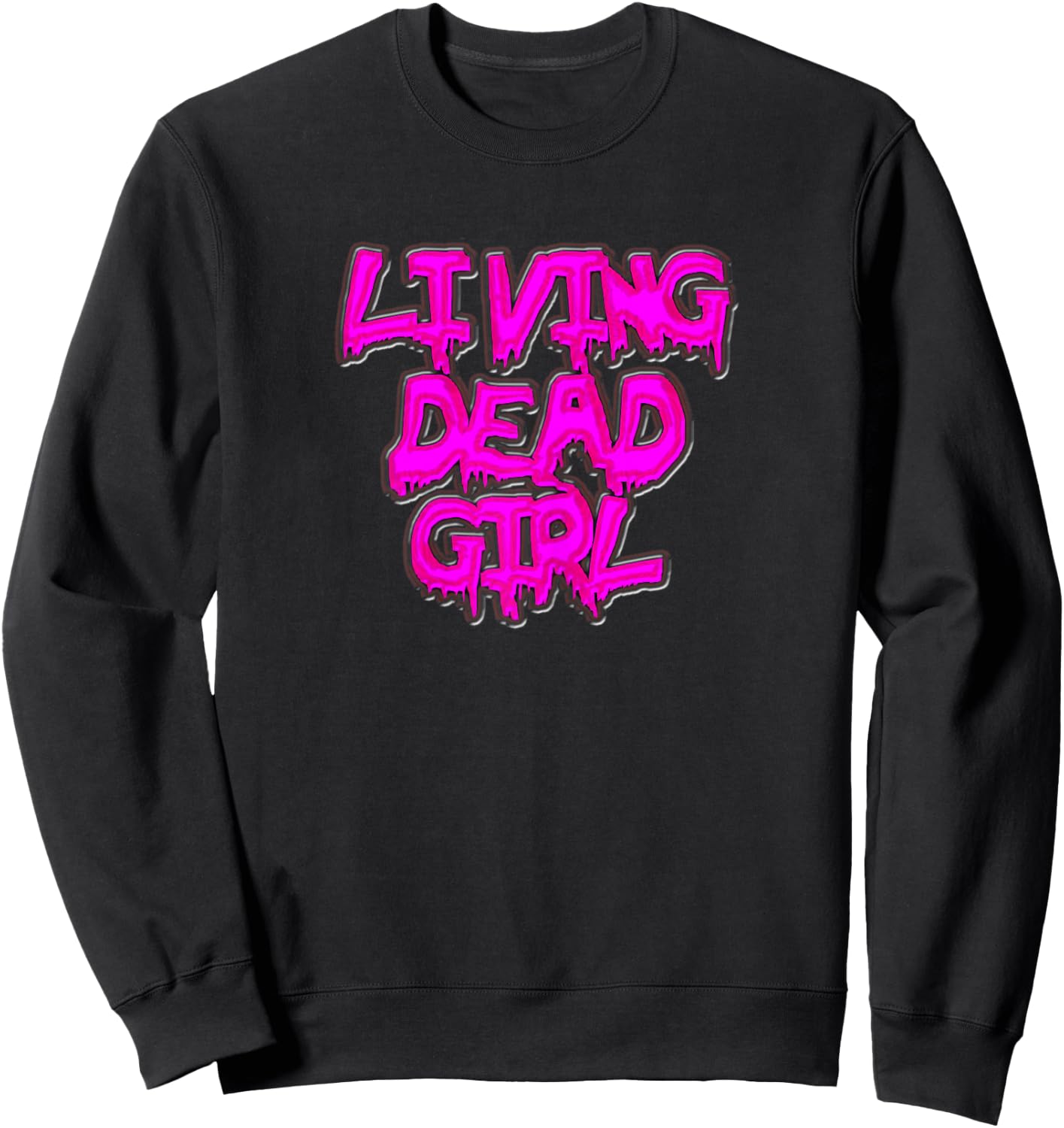 Living Dead Girl - Women's Zombie T Shirt - Black Sweatshirt - Sweatshirt | Black