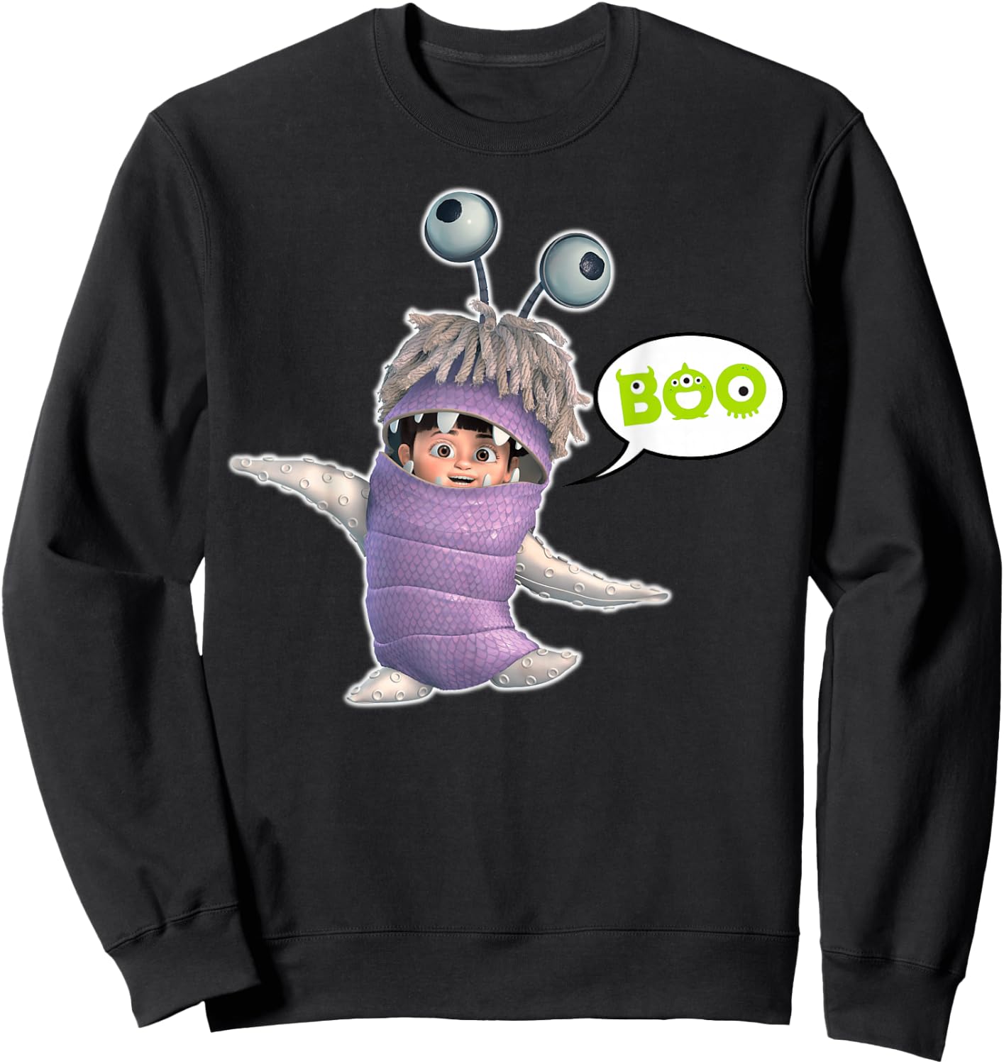 Disney Pixar Monsters, Inc. Boo Costume Dancing Graphic Sweatshirt - Sweatshirt | Black