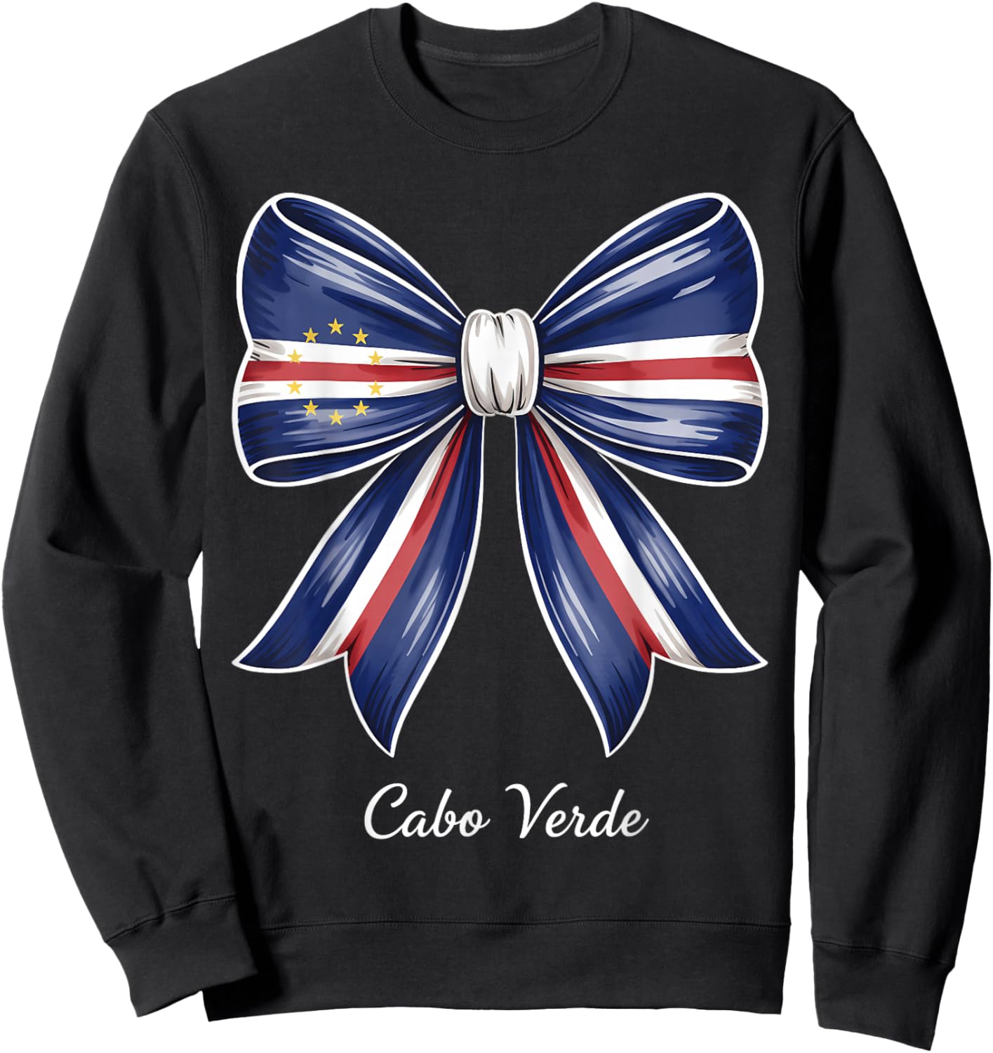 Cape Verde Roots Cabo Verde Cape Verdean Flag Sweatshirt - Sweatshirt | Black