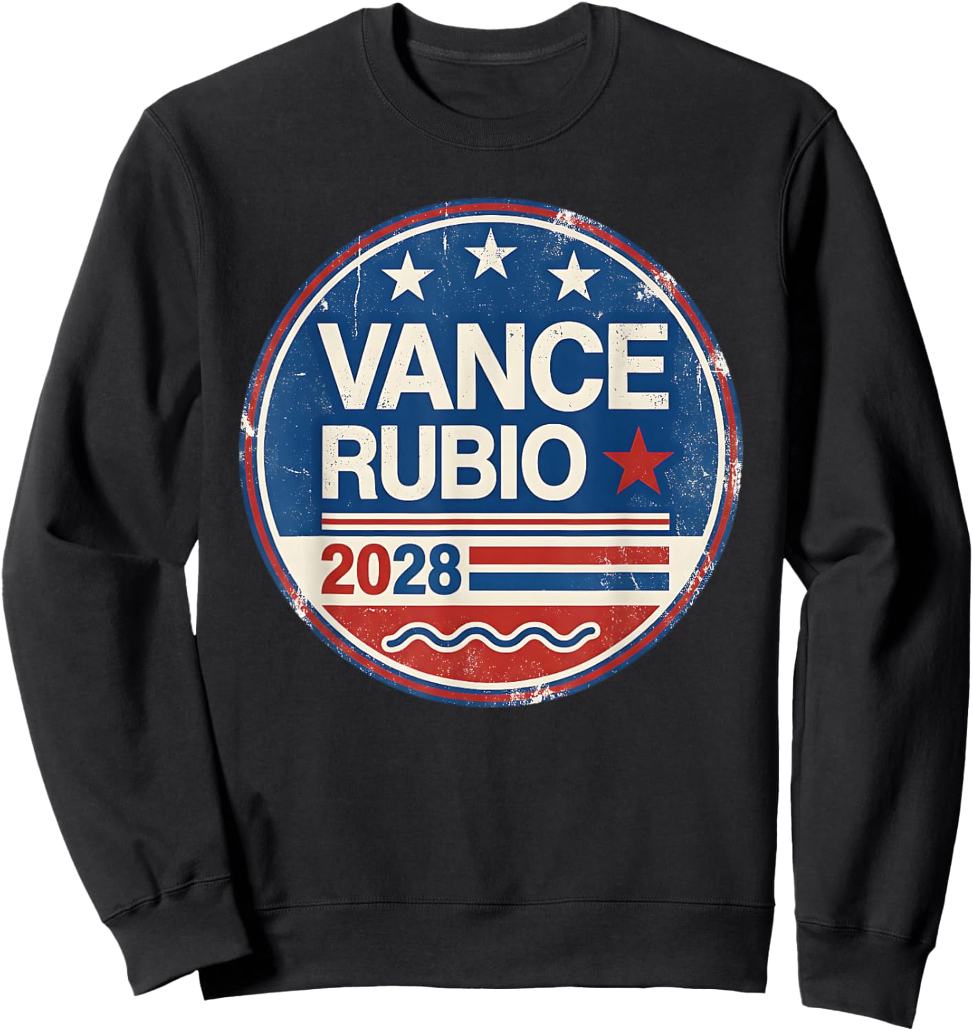 Vance Rubio 2028 Campaign JD Vance Marco Rubio Election Sweatshirt - Sweatshirt | Black