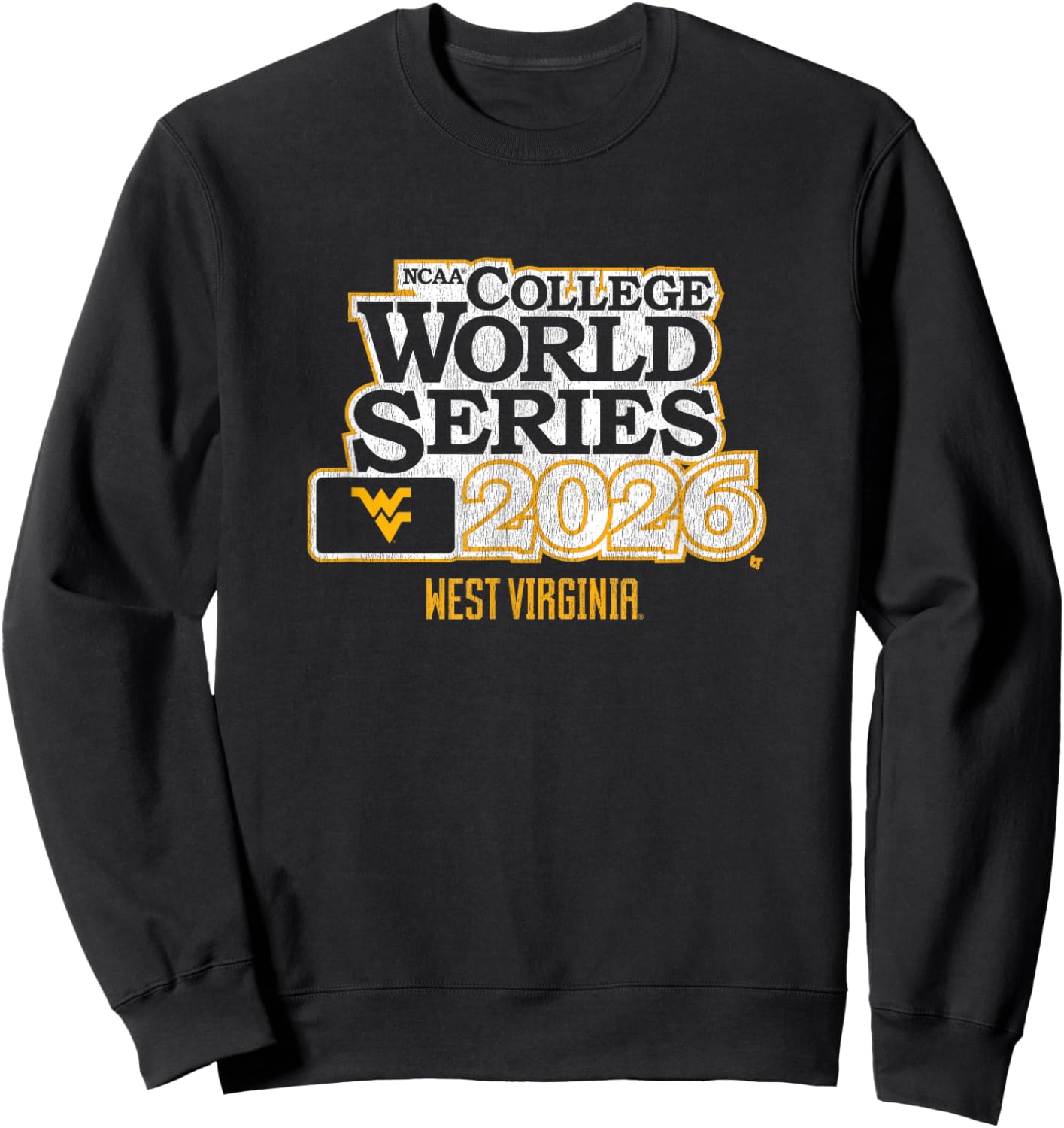2026 College World Series - West Virginia Baseball Sweatshirt - Sweatshirt | Black