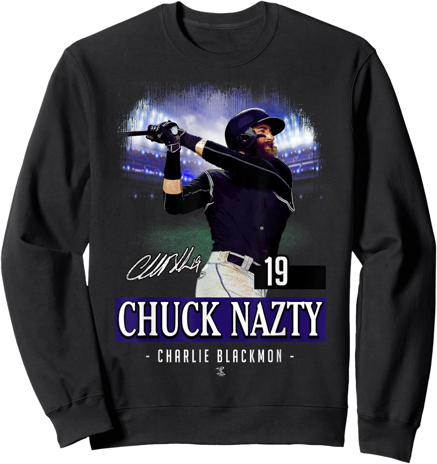 Charlie Blackmon - Apparel Sweatshirt - Sweatshirt | Black