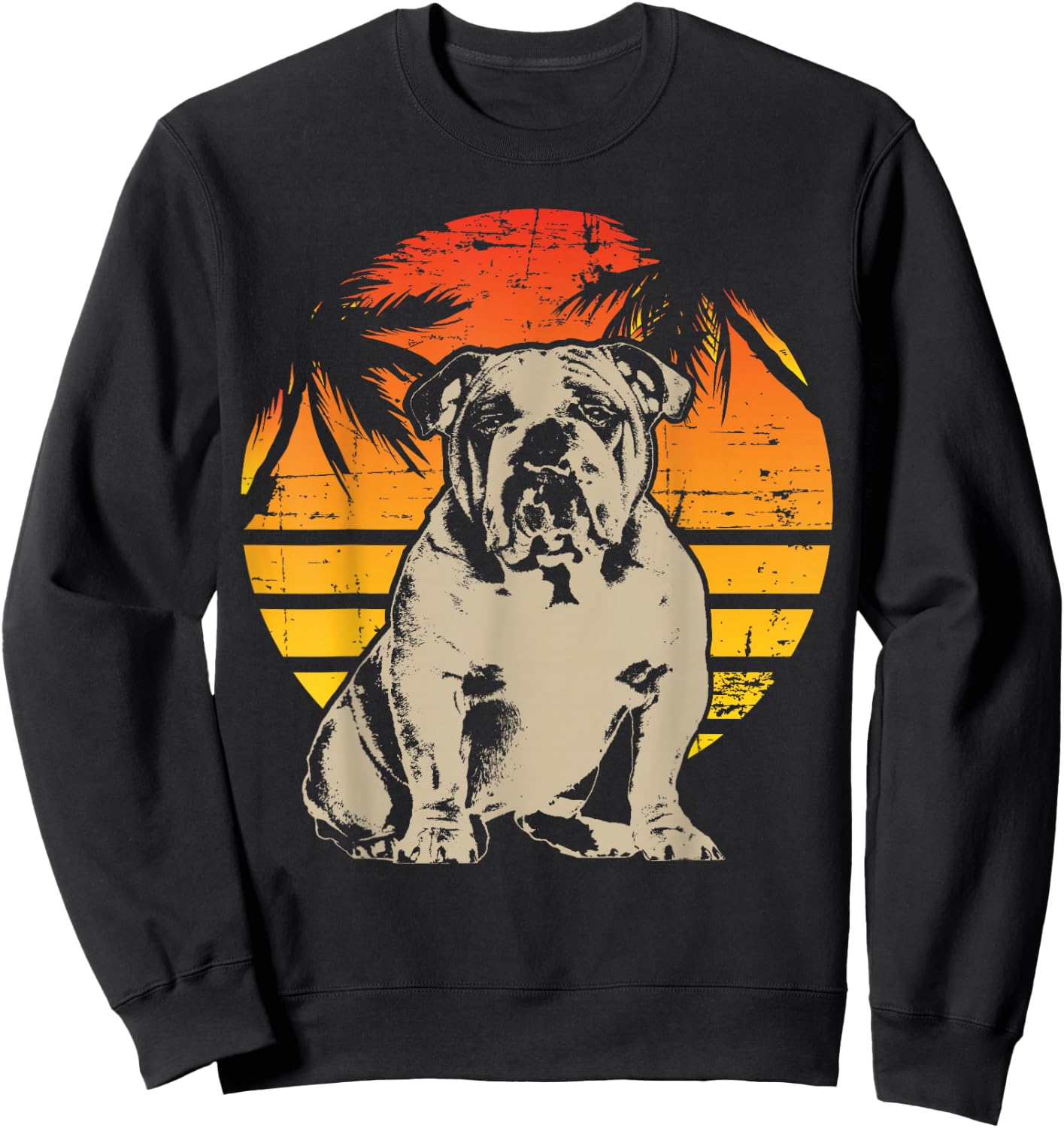 English Bulldog British Bulldog Sweatshirt - Sweatshirt | Black