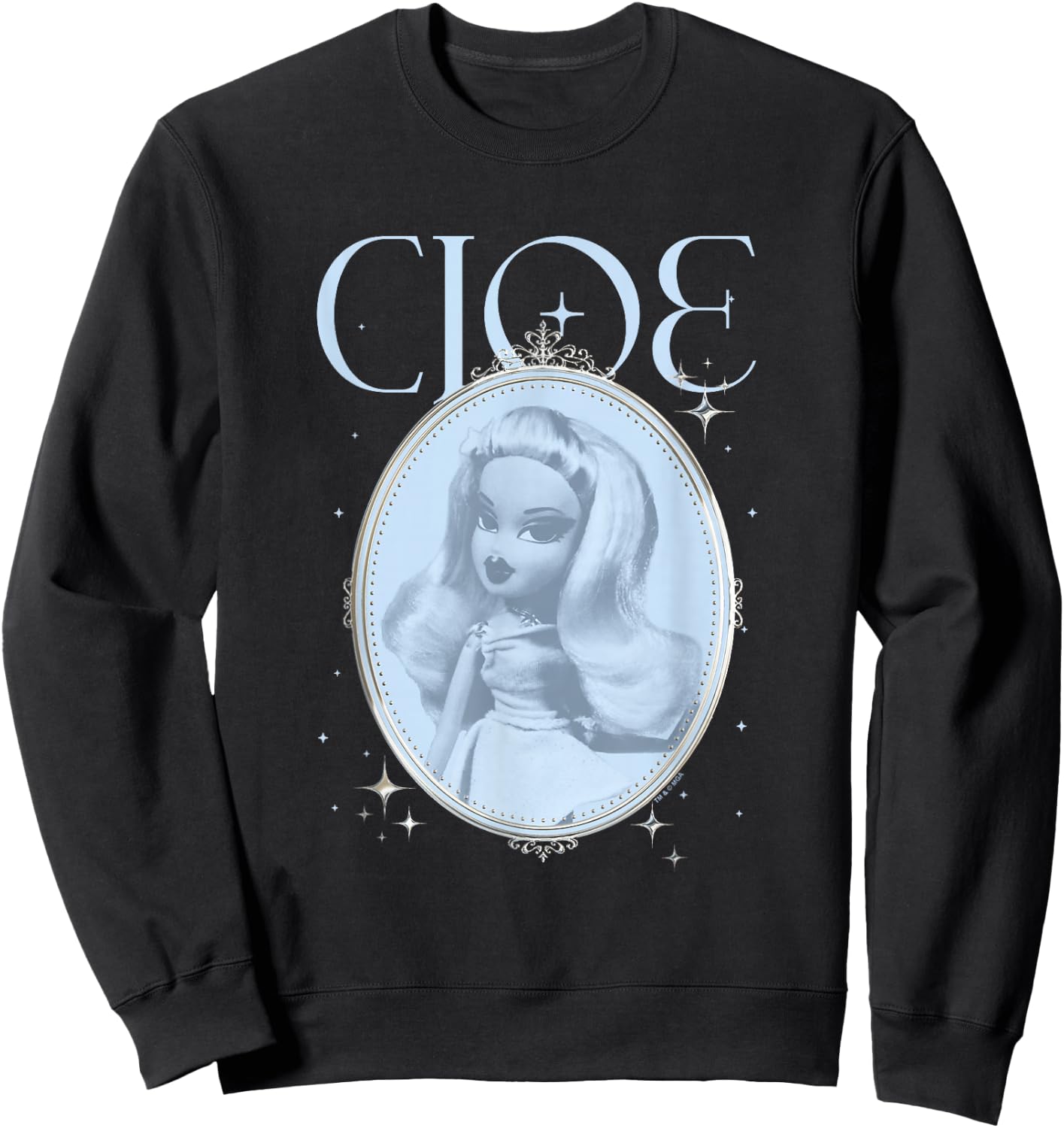 Bratz Cloe Royal Portrait Vintage Sweatshirt - Sweatshirt | Black