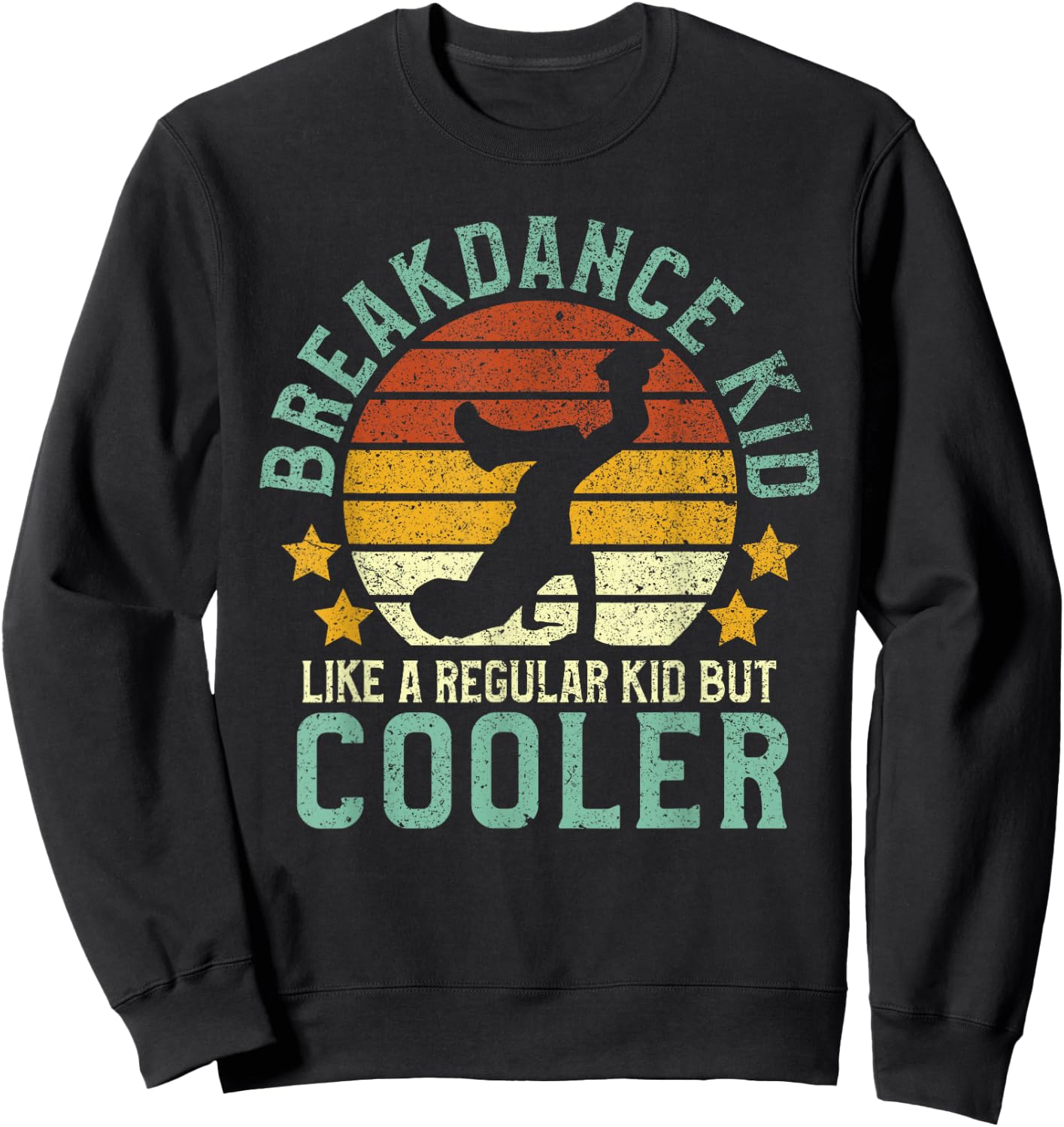 Breakdance Kids | Funny Young Breakdancing Gift Breakdancer Sweatshirt - Sweatshirt | Black