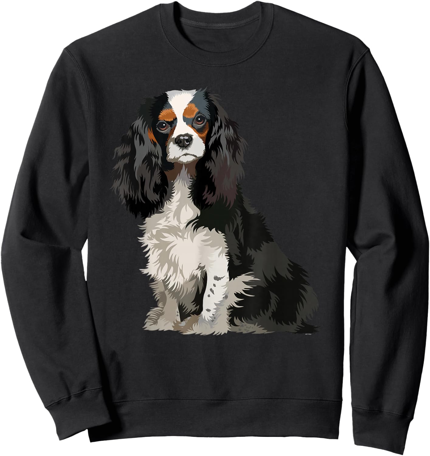 Cavalier King Charles Spaniel Gifts Dog pop Art Sweatshirt - Sweatshirt | Black