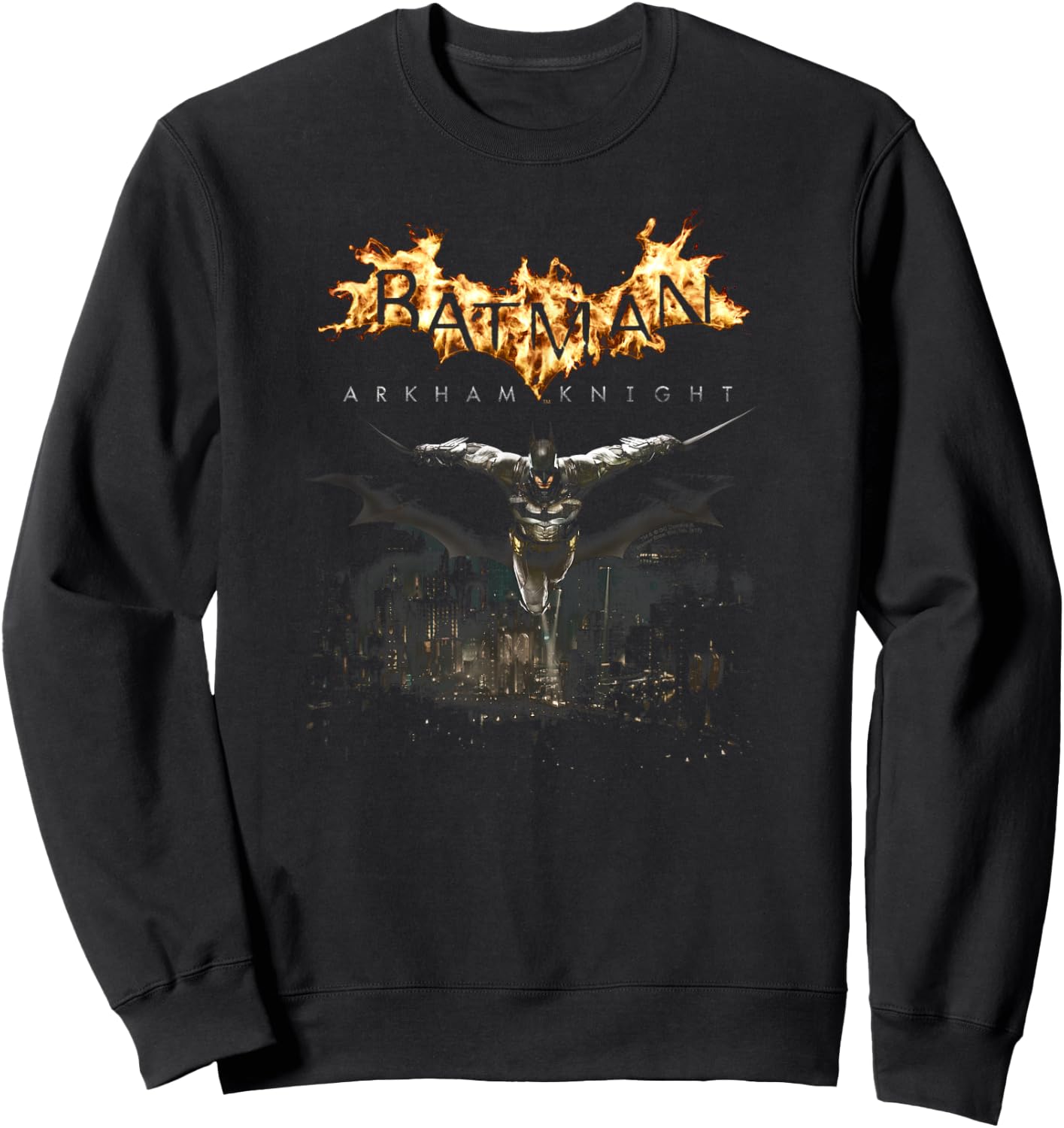 Batman: Arkham Knight City Watch T Shirt Sweatshirt - Sweatshirt | Black