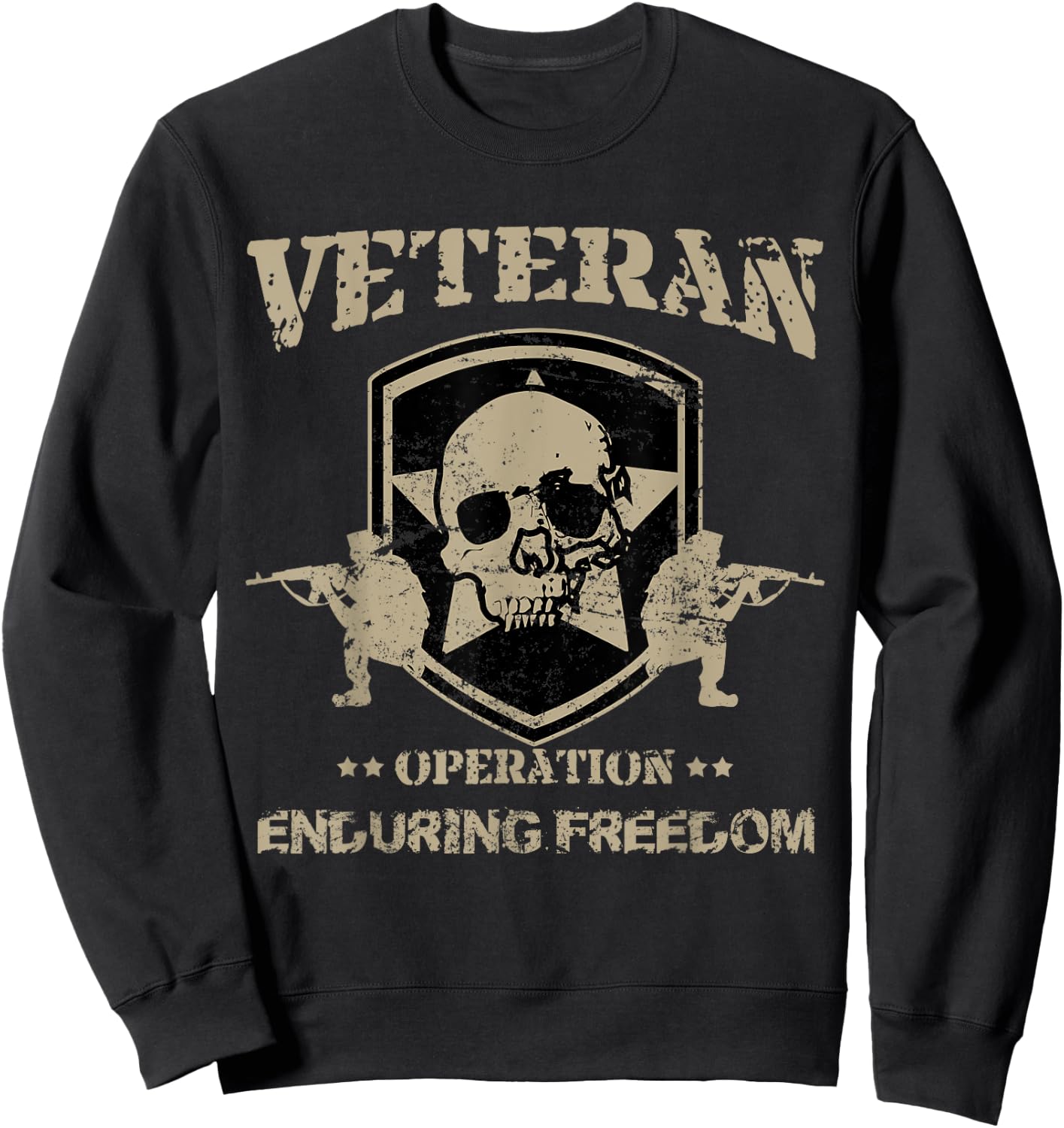 Military Veteran Shirt Operation Enduring Freedom Sweatshirt - Sweatshirt | Black