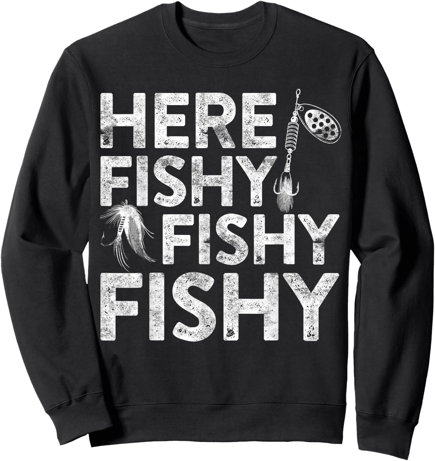Okana-chan here ! Funny Fisherman Sweatshirt - Sweatshirt | Black