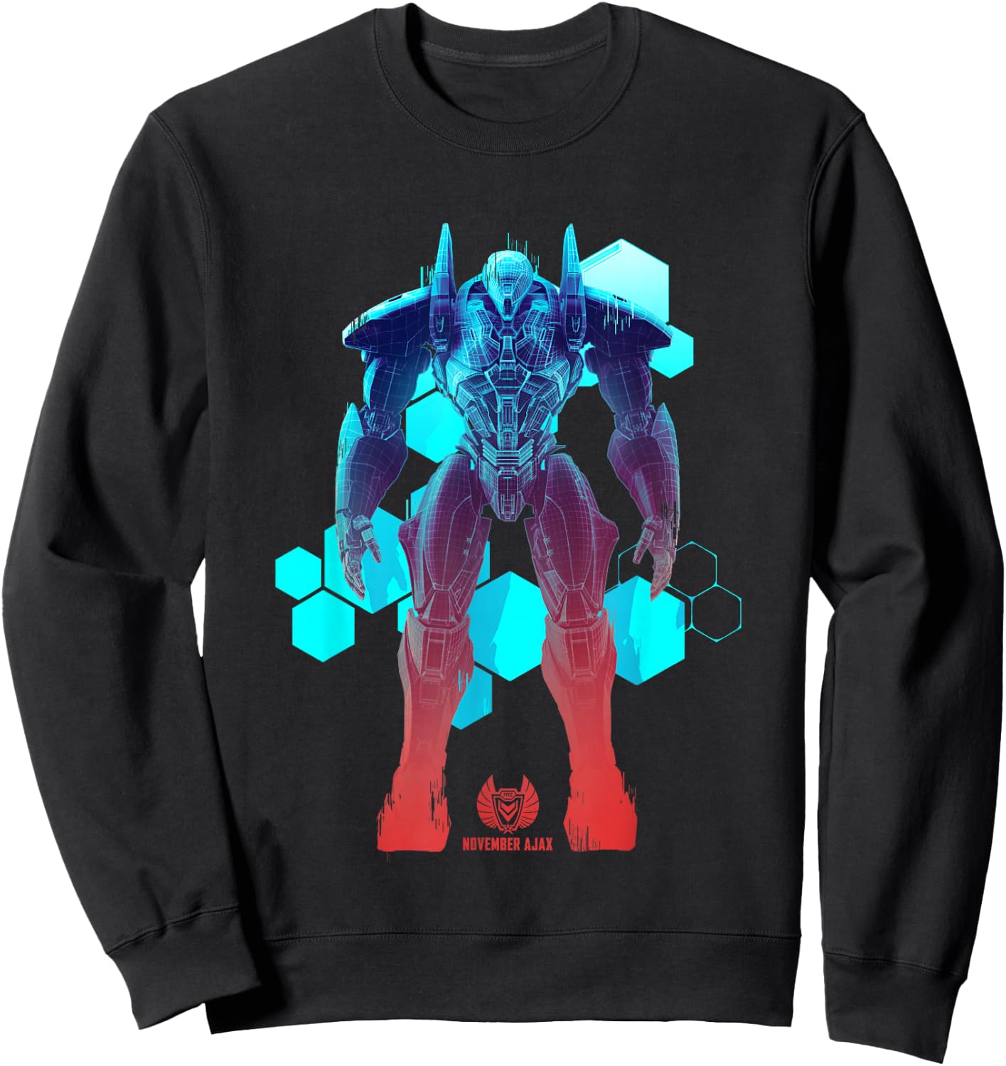 November Ajax Blueprint Sweatshirt - Sweatshirt | Black