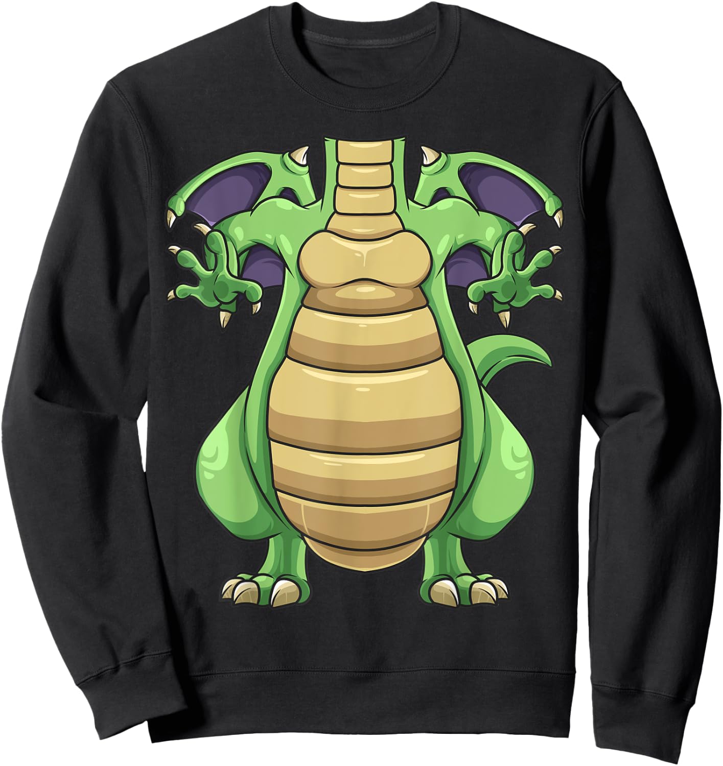 Cool Headless Dragon Halloween Costume | Funny Lazy DIY Gift Sweatshirt - Sweatshirt | Black