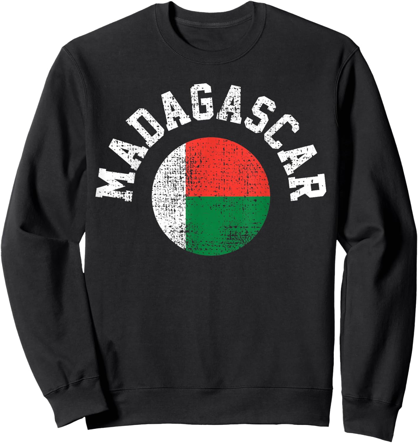 Madagascar Shirt Malagasy Flag Country Pride Sweatshirt - Sweatshirt | Black
