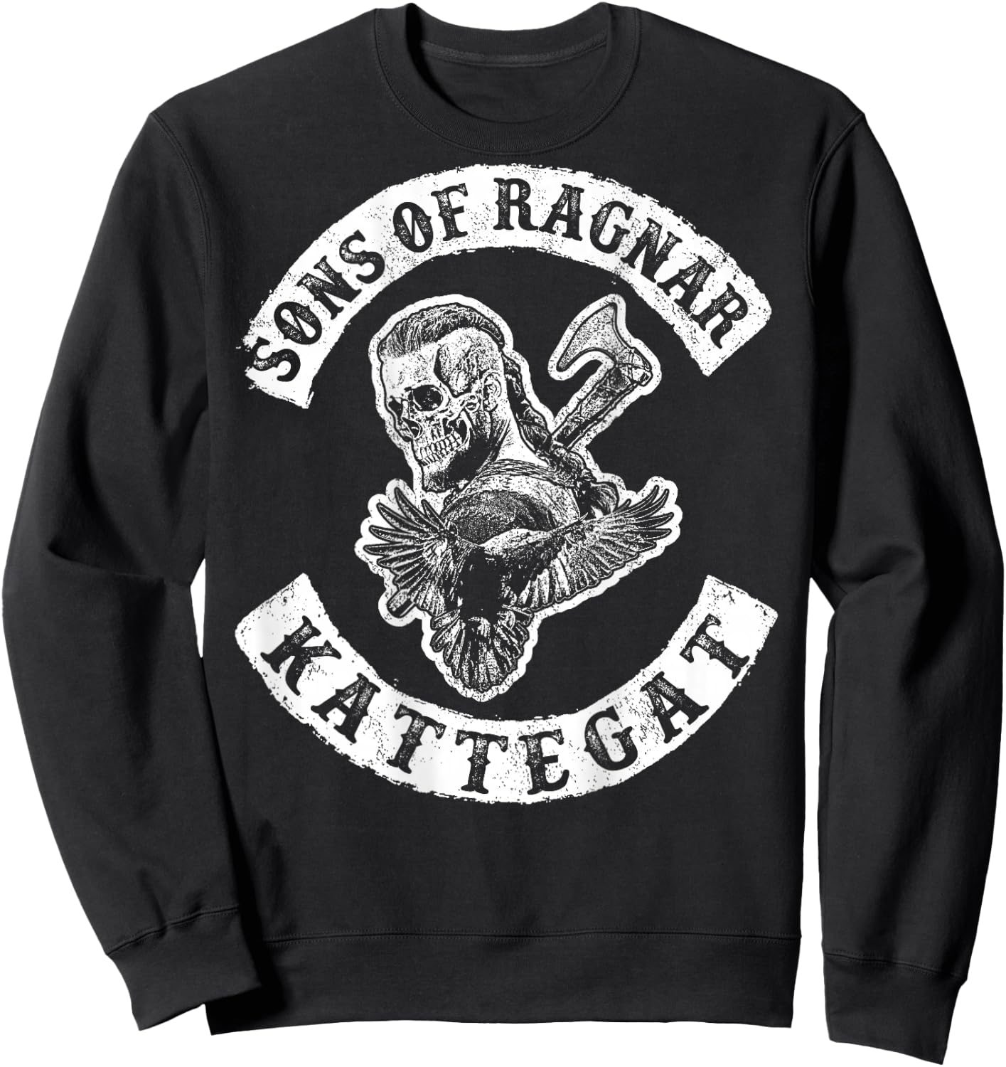 Sons of Ragnar - Kattegat (on Back) Sweatshirt - Sweatshirt | Black