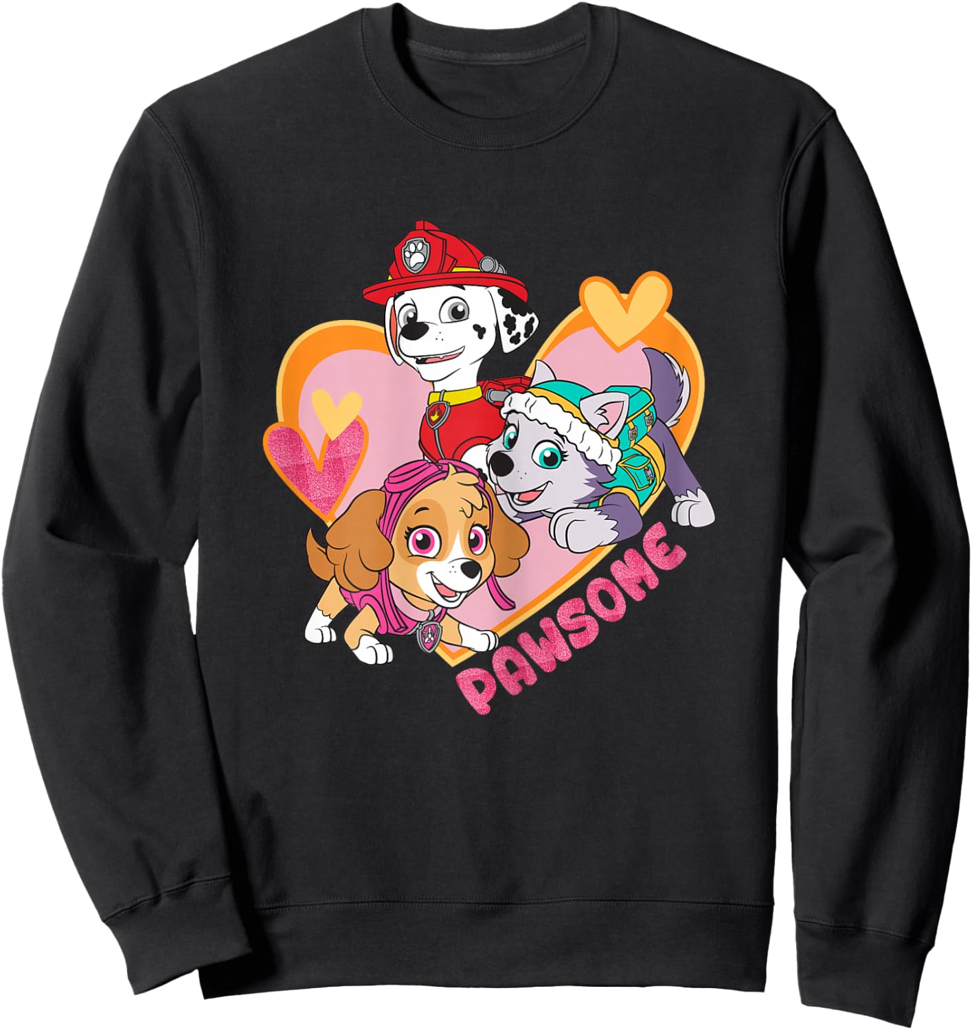 PAW Patrol Pawsome Group Sweatshirt - Sweatshirt | Black