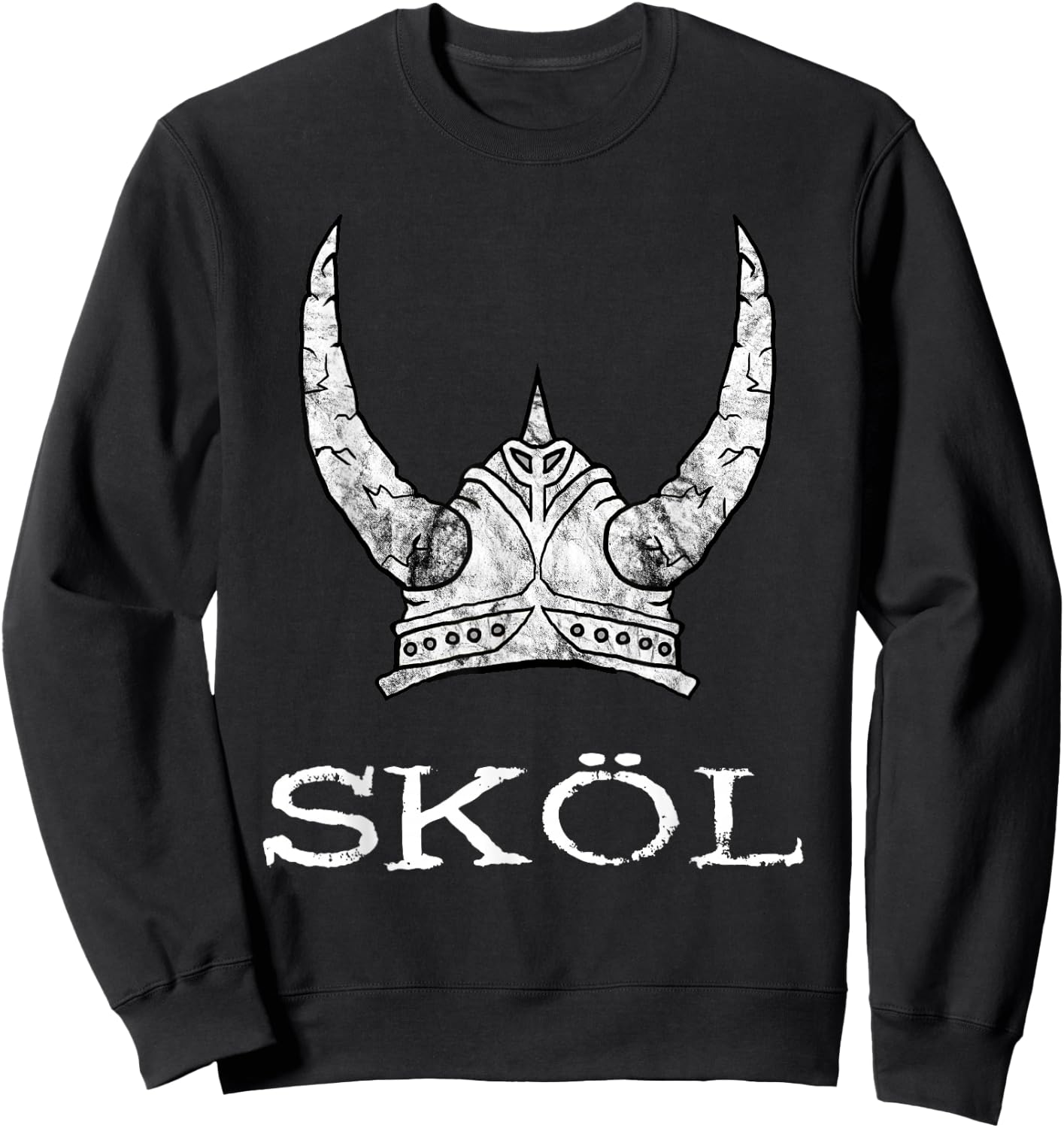 Keltische Schweden Skandinavien Wikinger Geschenke Skl Viking Helmet Nordmann Warrior Nordic Mythology Sweatshirt - Sweatshirt | Black